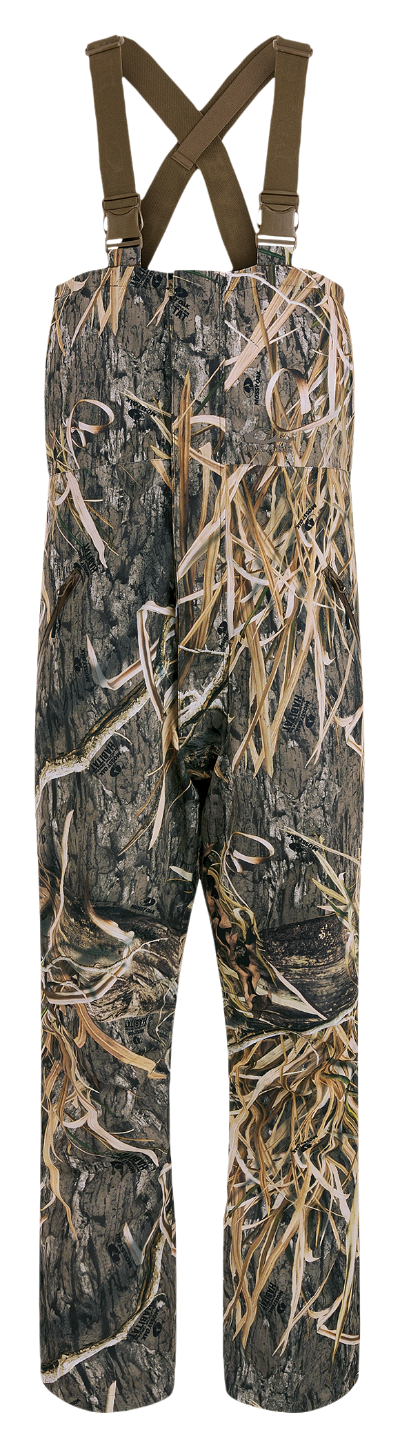 Image of Drake Waterfowl LST Hardline Insulated Bibs for Men - Mossy Oak Shadow Grass Habitat - L