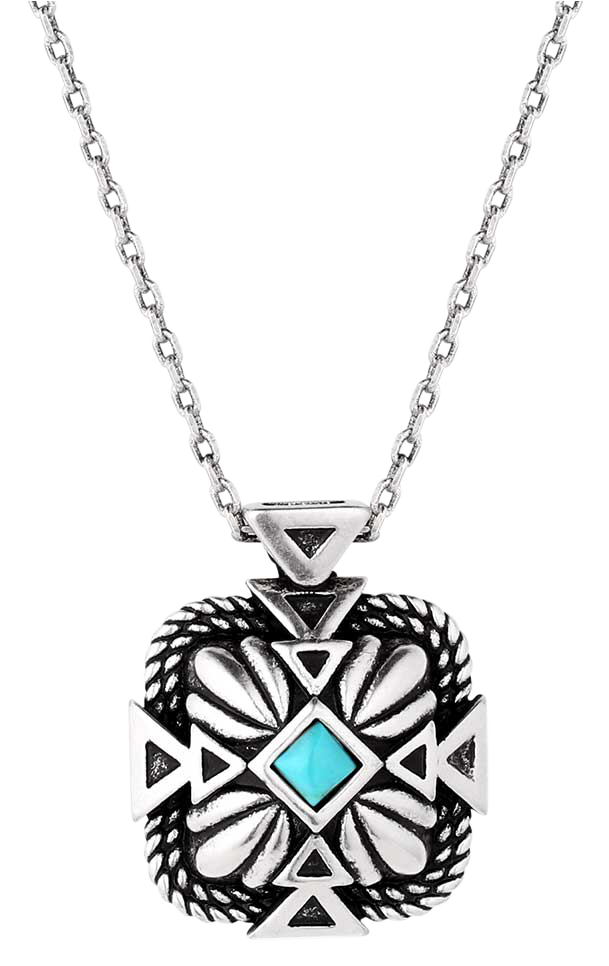 Image of Montana Silversmiths Desert Sage Turquoise Necklace