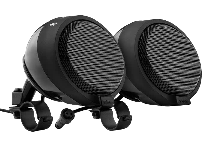 Image of DS18 Amplified Handlebar-Mount Speaker Pods for Motorcycles with 5.0 Bluetooth