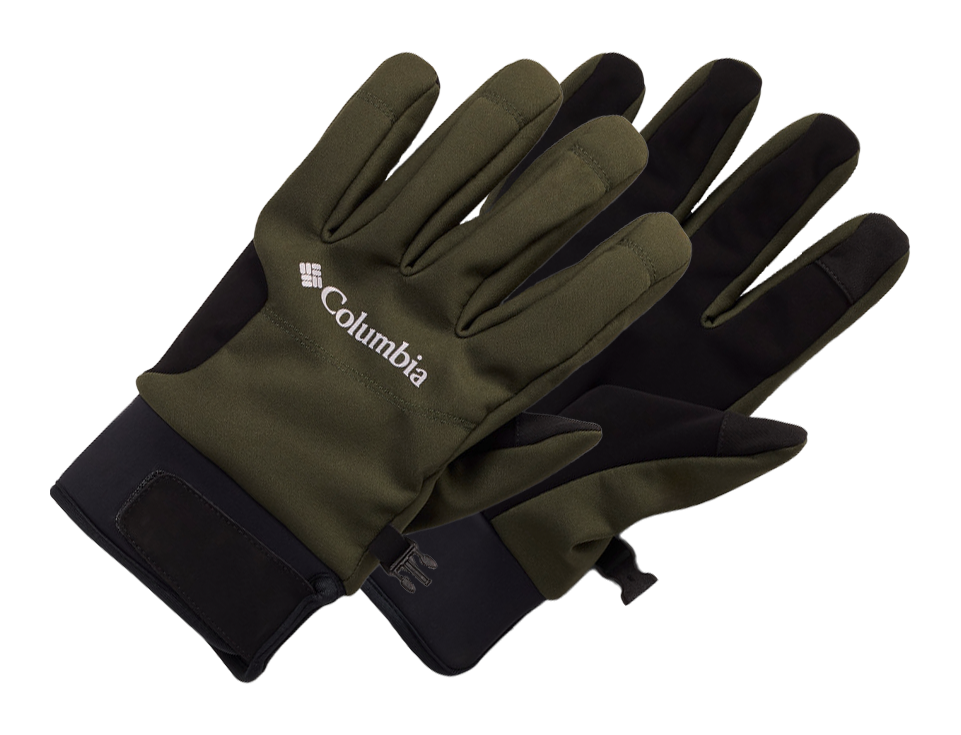 Image of Columbia Gnarl Ridge II Insulated Softshell Gloves for Men - Greenscape - M