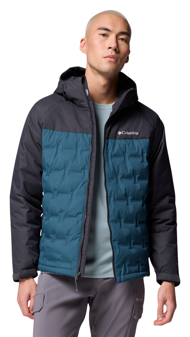 Image of Columbia Grand Trek III Full-Zip Down Hooded Jacket for Men - 2XL