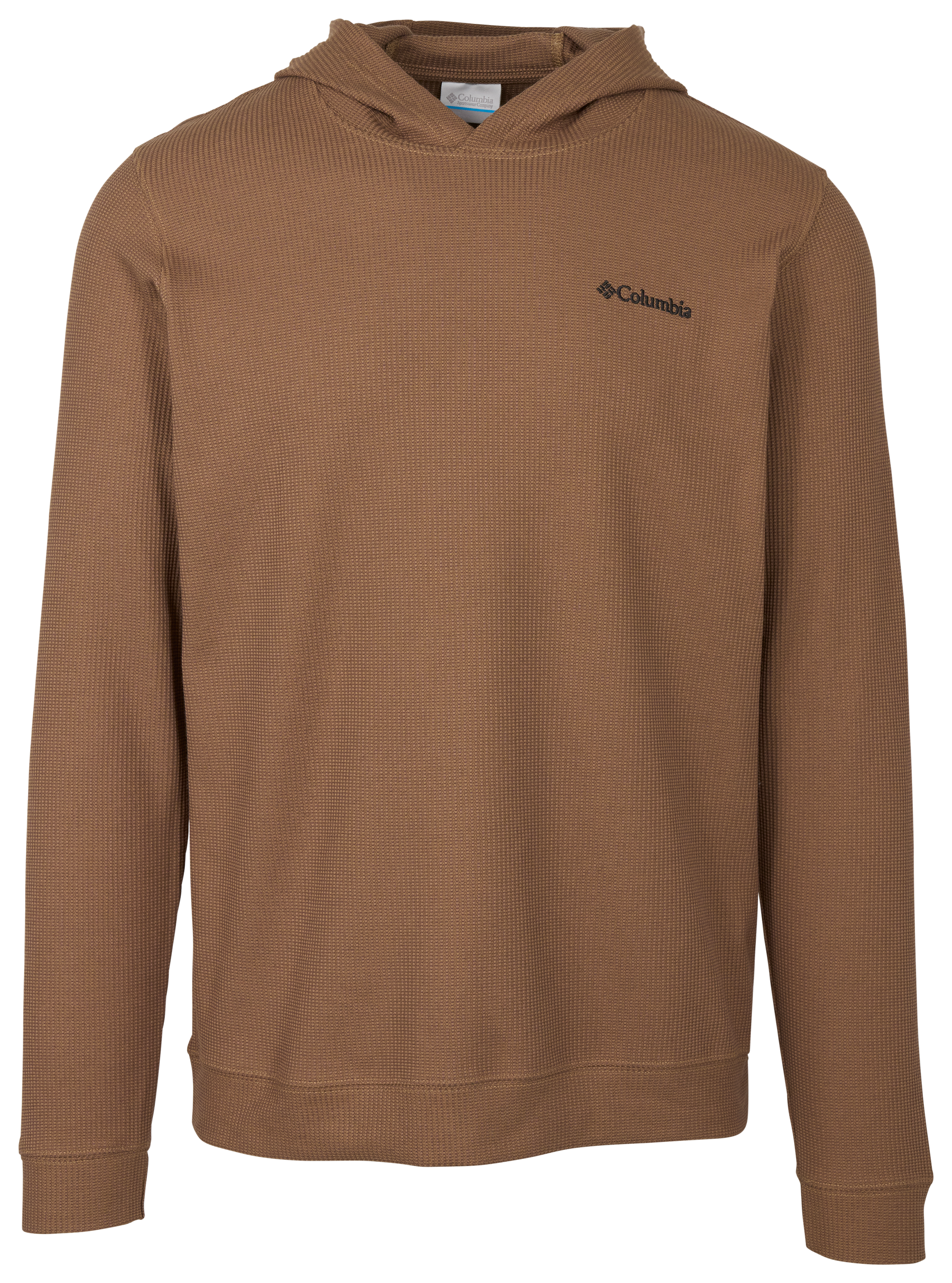 Image of Columbia Pitchstone Knit Hoodie for Men - Delta Heather