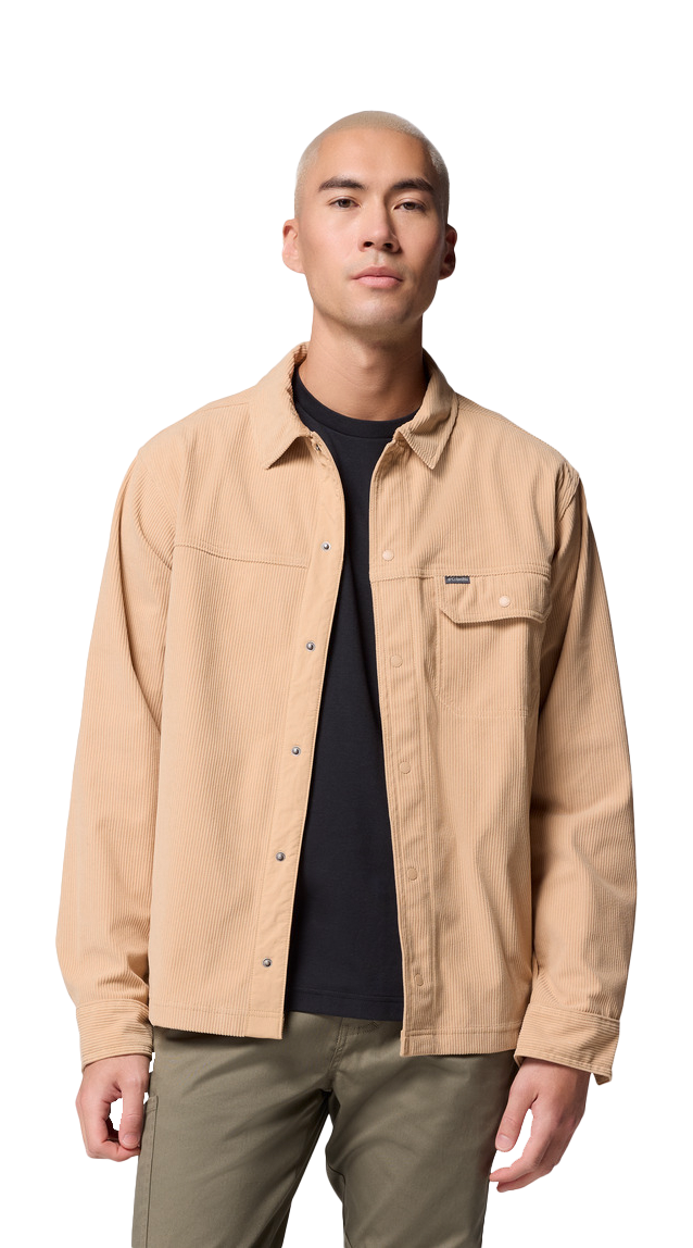 Image of Columbia Flare Gun Corduroy Long-Sleeve Shirt - Canoe