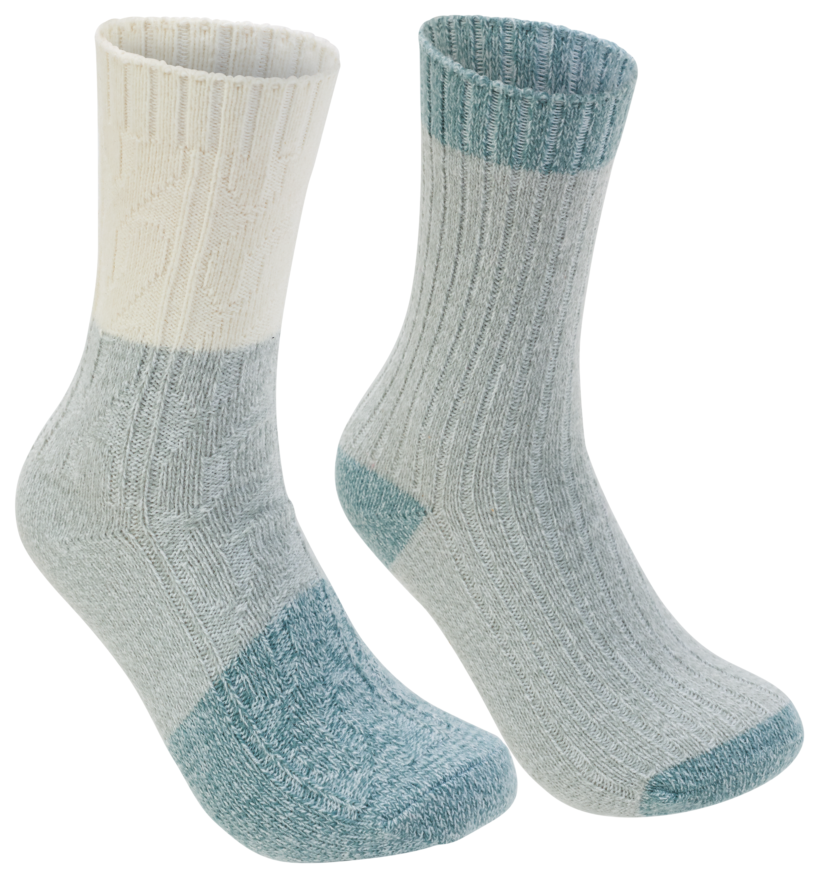 Image of Natural Reflections Cabin Crew Socks 2-Pair Pack - Blue