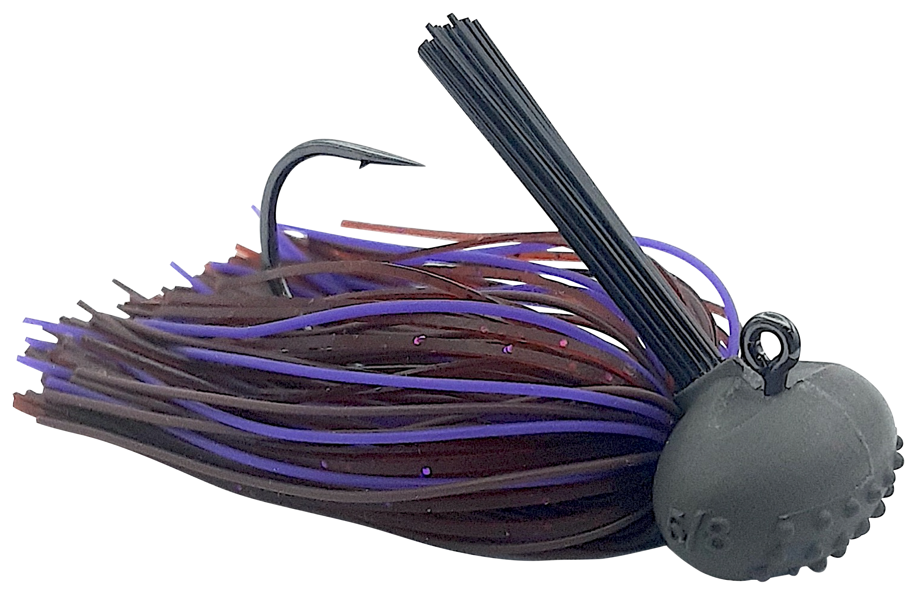 Image of Beast Coast Tungsten Compound Baby 'Dozer Football Jig - Stealth Peanut Butter Jelly - 7/16 oz.