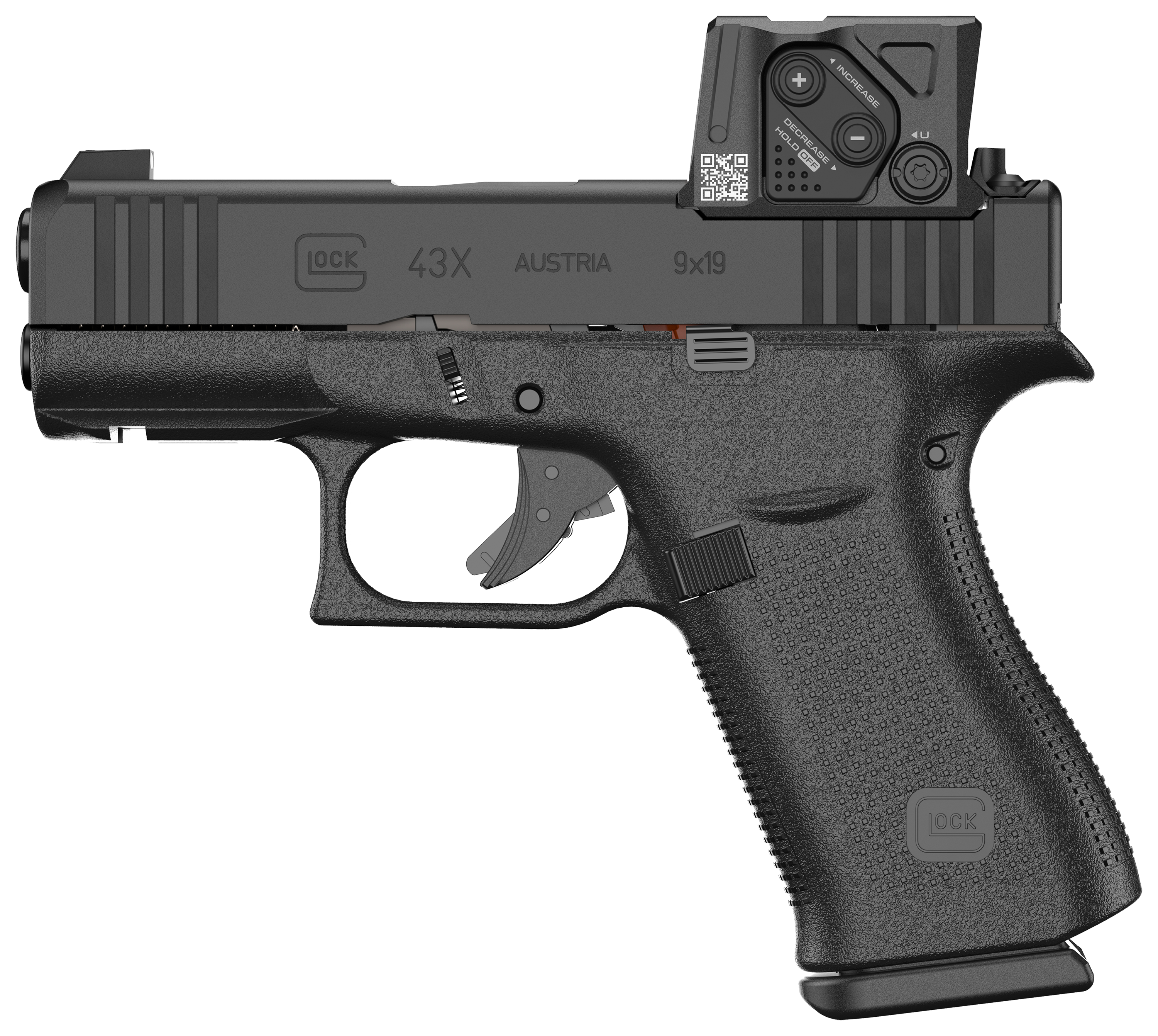 GLOCK G43X MOS SemiAuto Pistol with Aimpoint COA Sight