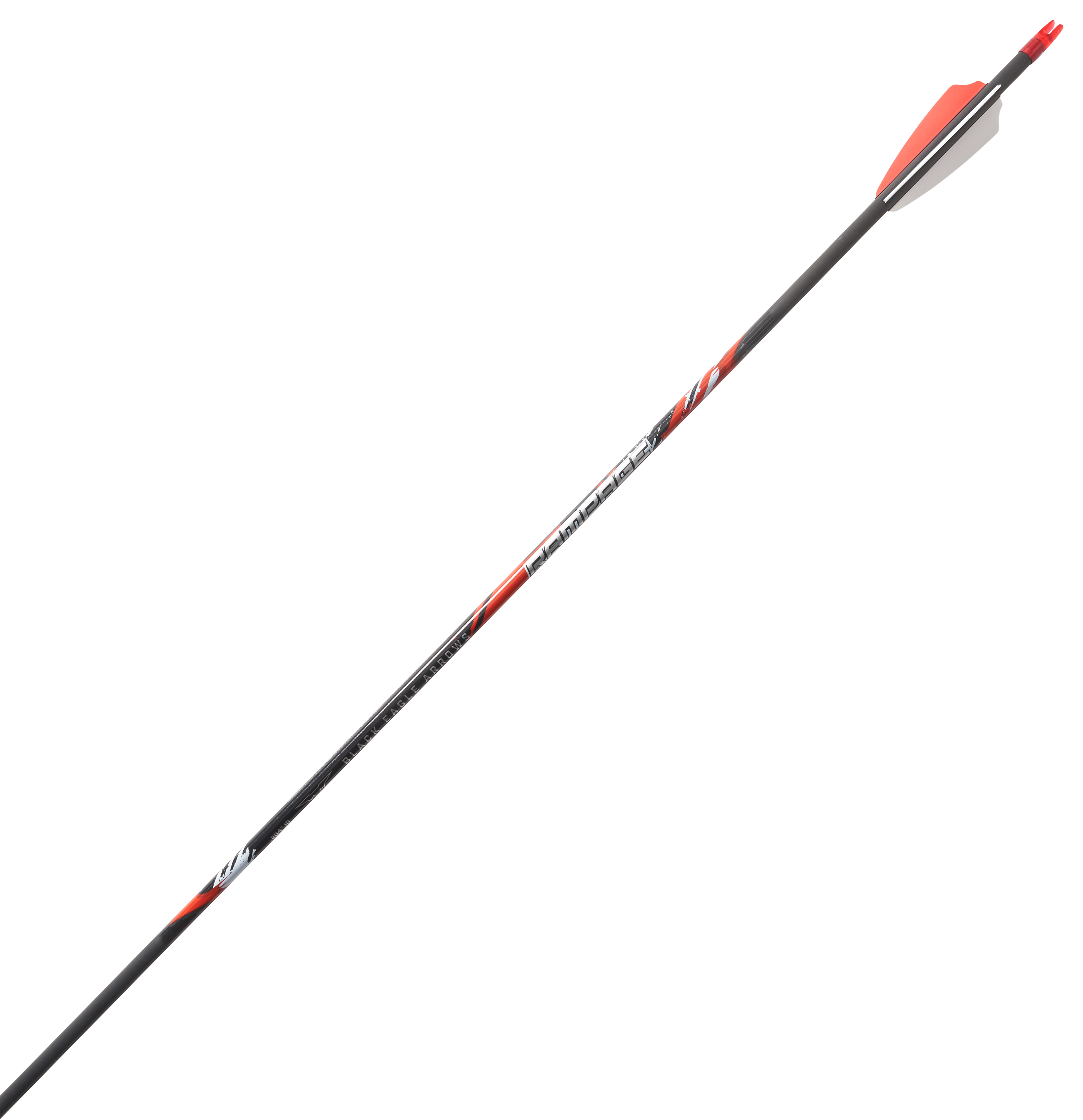 Black Eagle Rampage Carbon Arrows - 400 - 7 GPI - Black Eagle Arrows
