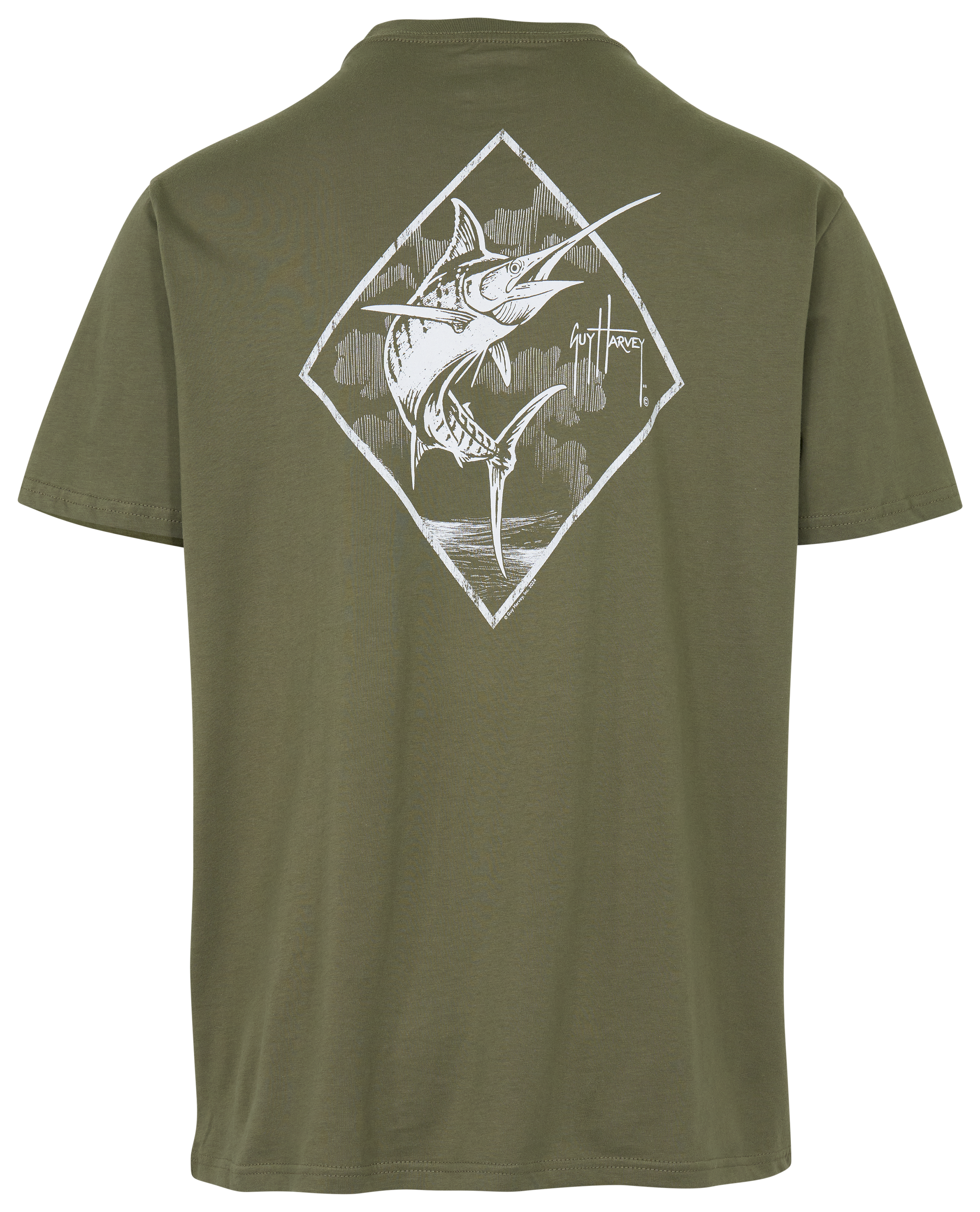 GUY HARVEY Diamond Stencil Short-Sleeve T-Shirt
