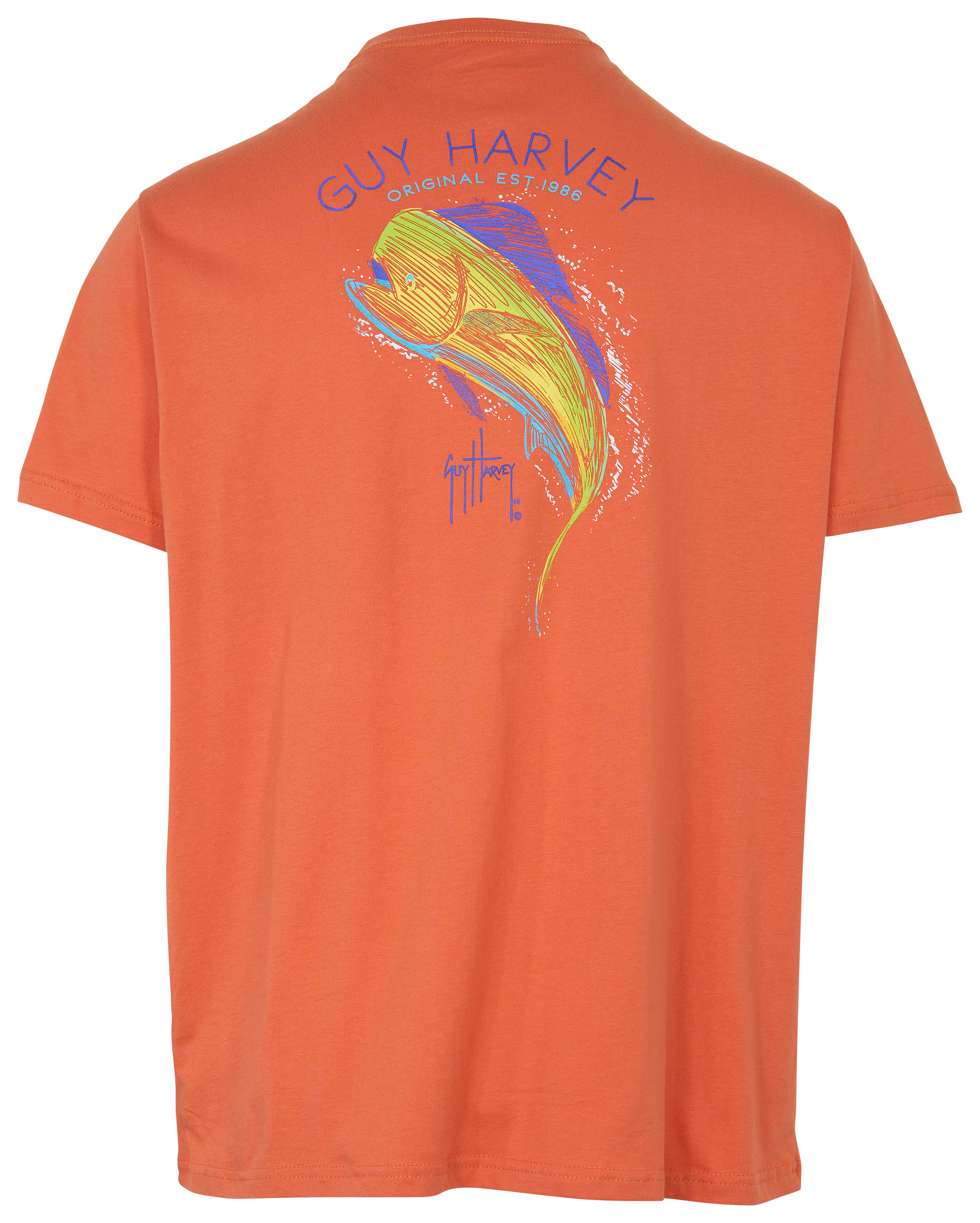 Image of Guy Harvey Scribble Dorado Short-Sleeve T-Shirt - Arabesque