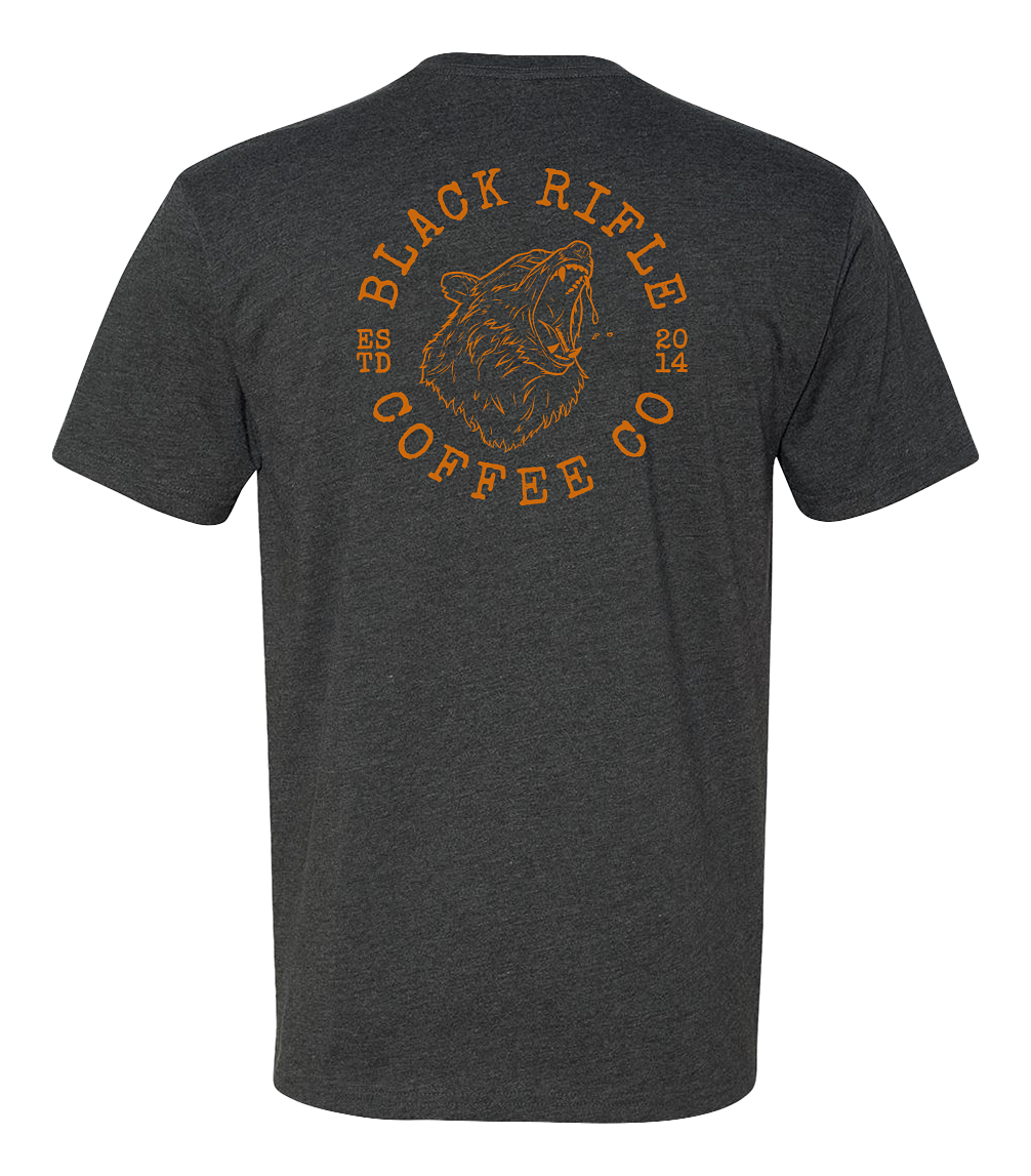 Image of Black Rifle Coffee Company Grizzly Short-Sleeve T-Shirt - Charcoal - XL