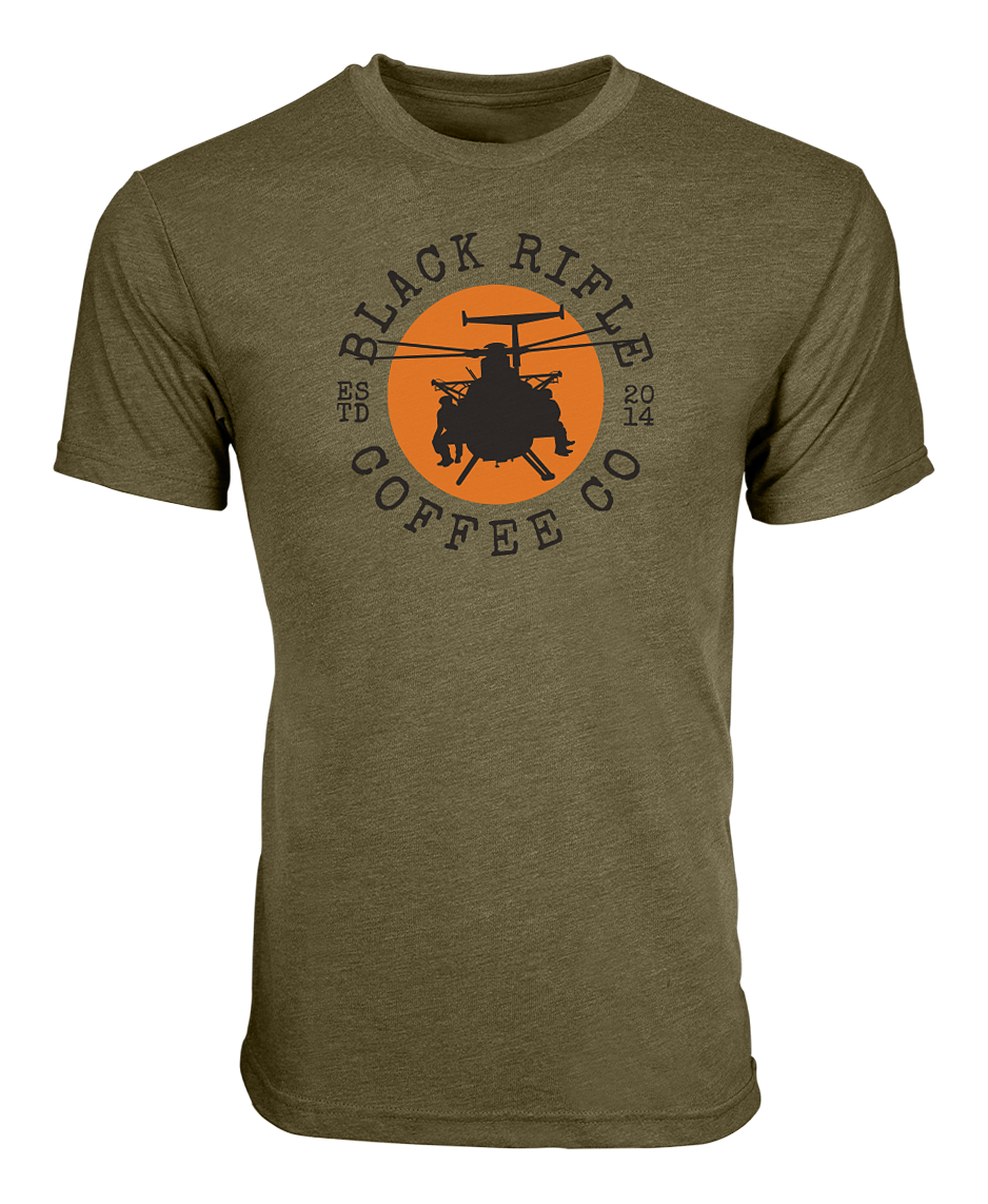 Image of Black Rifle Coffee Company Gunship Short-Sleeve T-Shirt - Green - XL