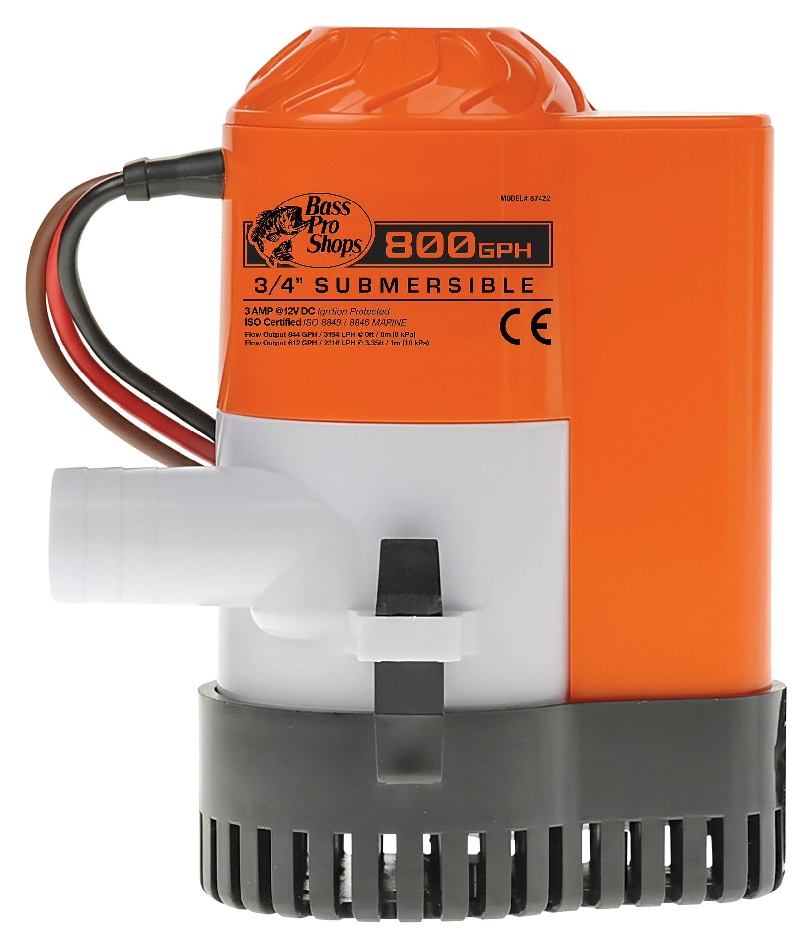 Image of Bass Pro Shops Marine Bilge Pump with Internal Float Switch