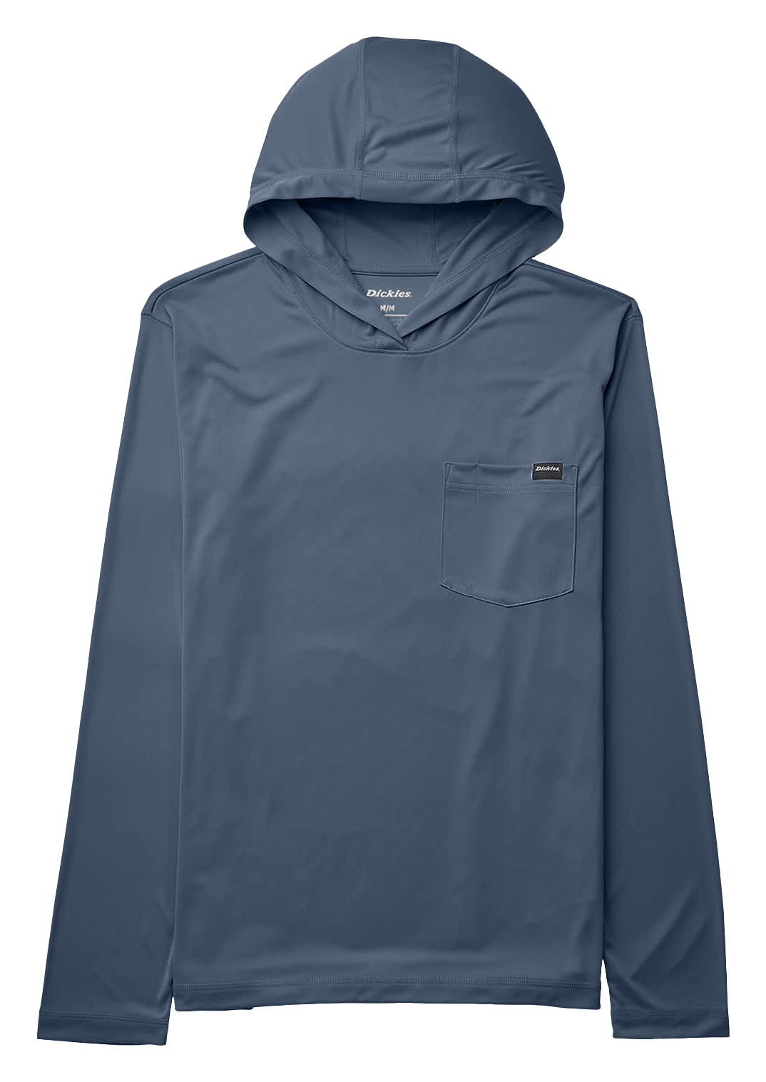 Image of Dickies Lightweight Sun Long-Sleeve Hoodie for Men - Steel Blue