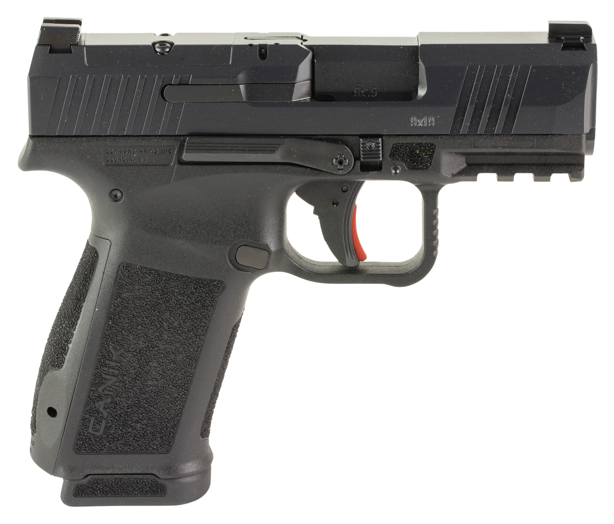 Canik Mete MC9L MicroCompact 9mm SemiAuto Pistol  Black  10 Round Cap