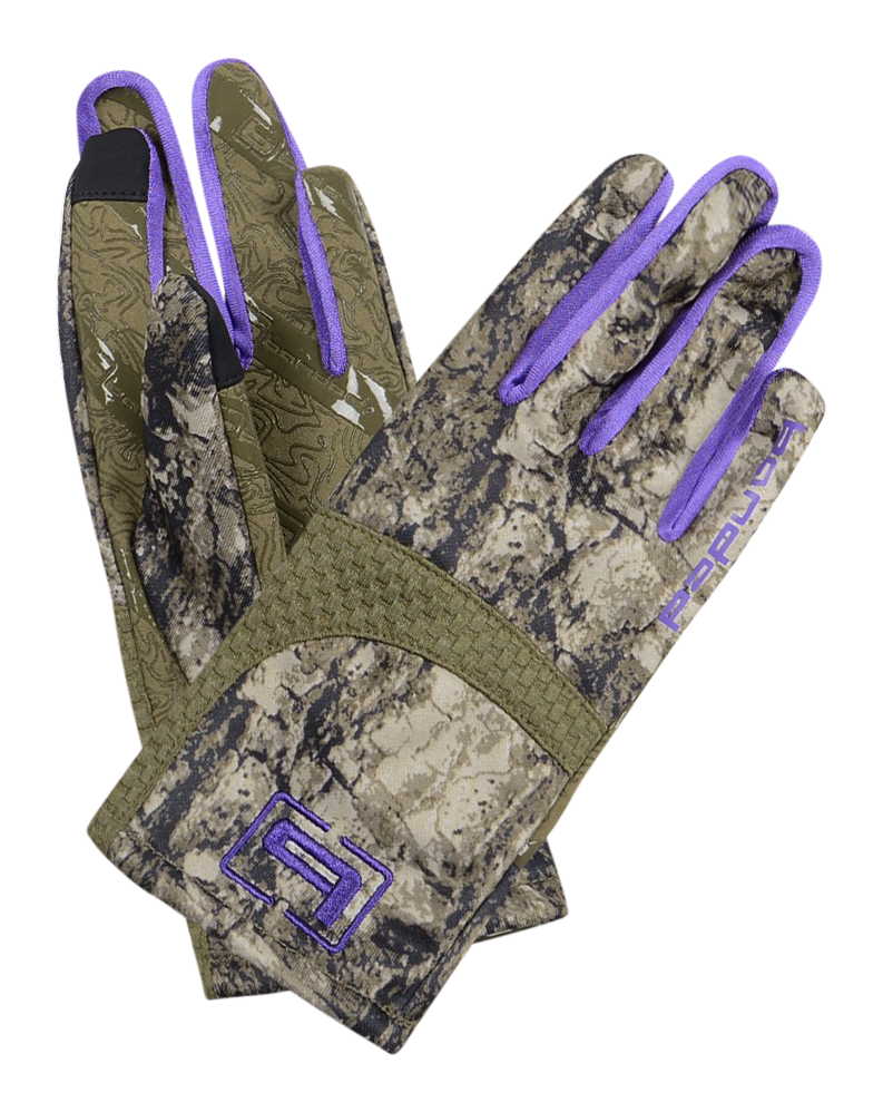 Image of Banded Softshell Gloves - TrueTimber Shadowbark - L