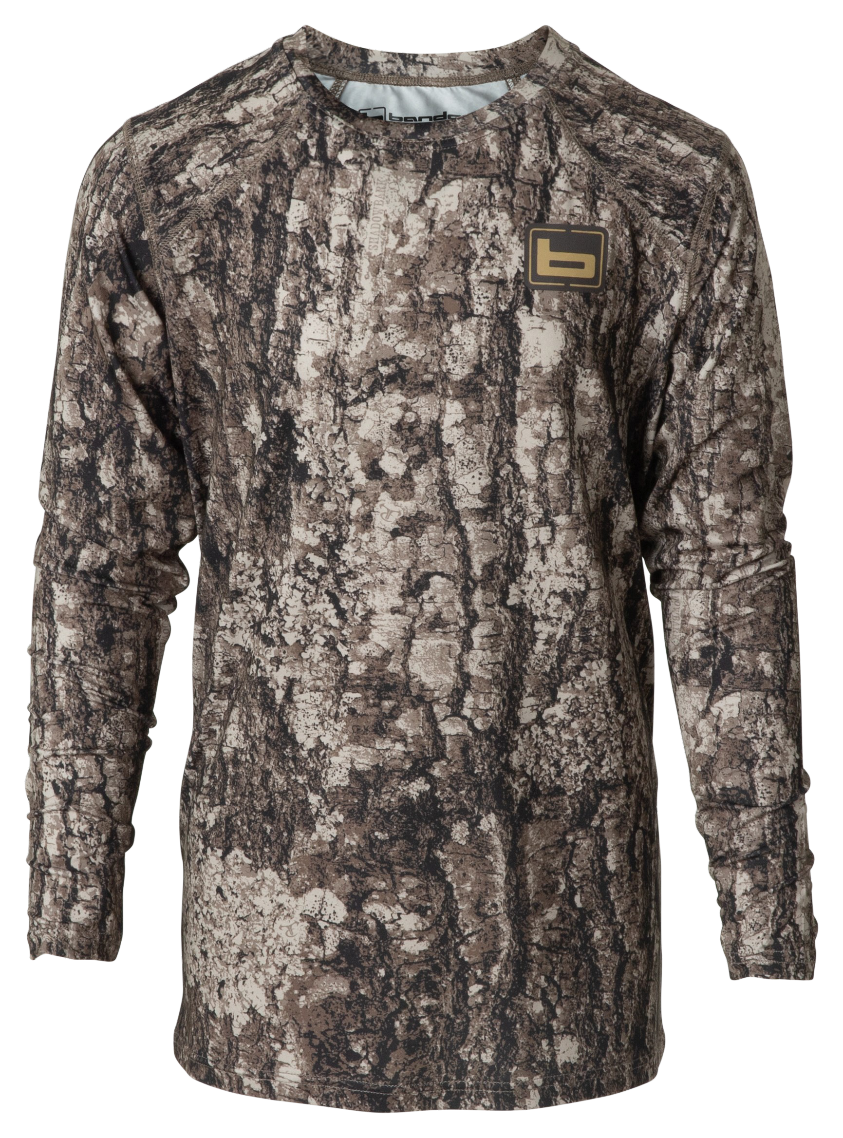 Image of Banded TEC Stalker Mock-Neck Long-Sleeve Shirt for Youth - TrueTimber Shadowbark
