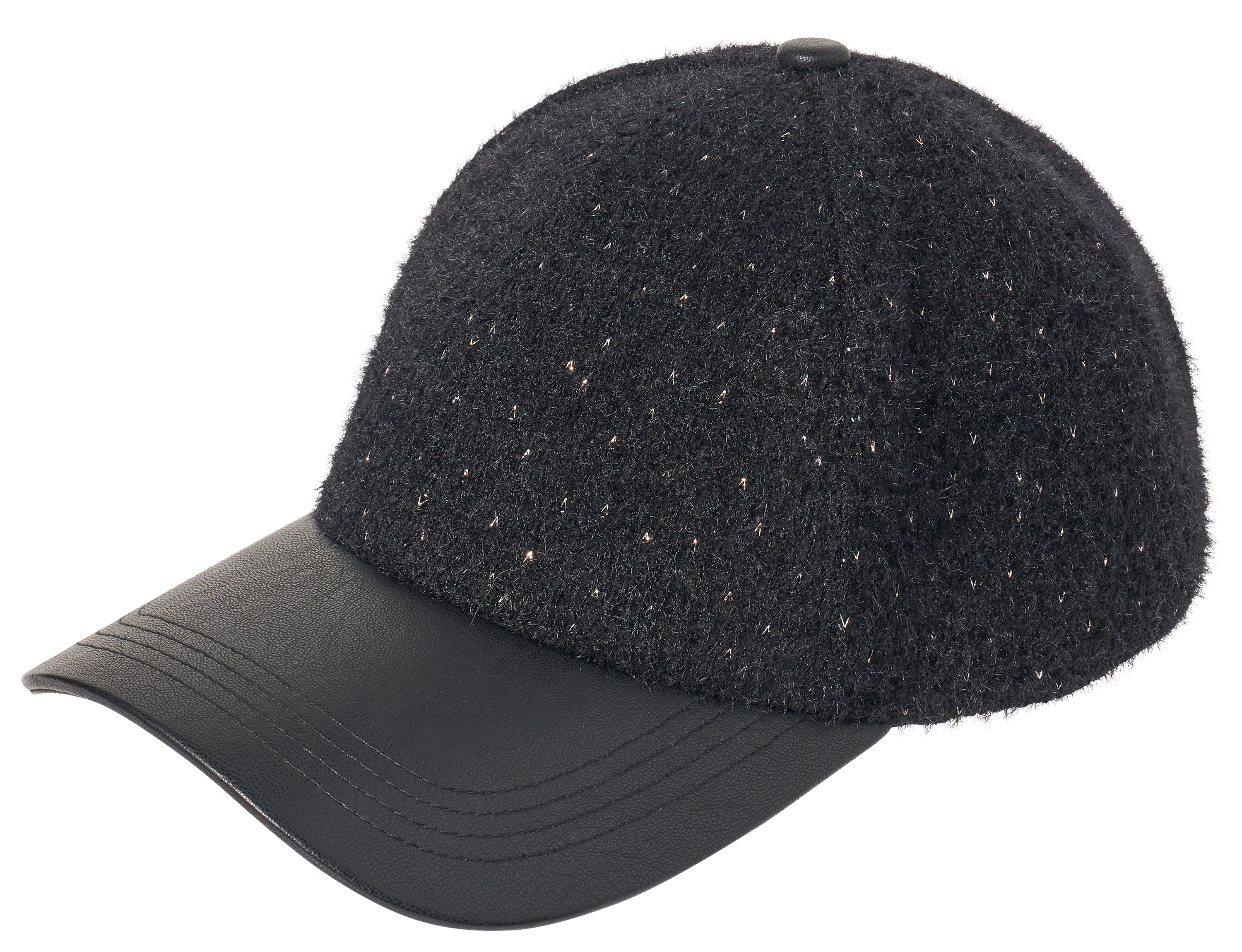 NATURAL REFLECTIONS Snowy Boucle Baseball Cap