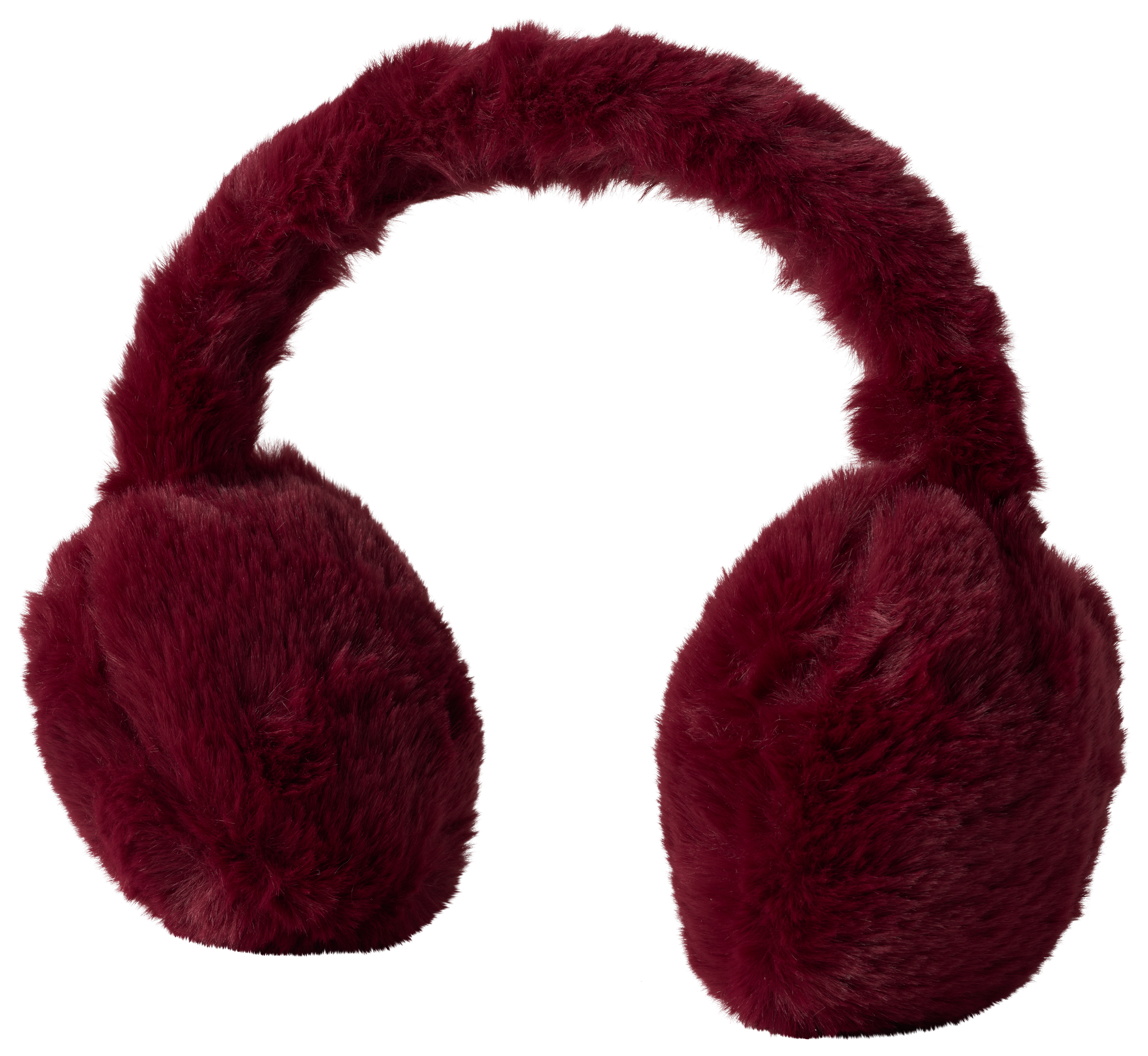 Image of Natural Reflections Faux-Fur Earmuffs - Biking Red