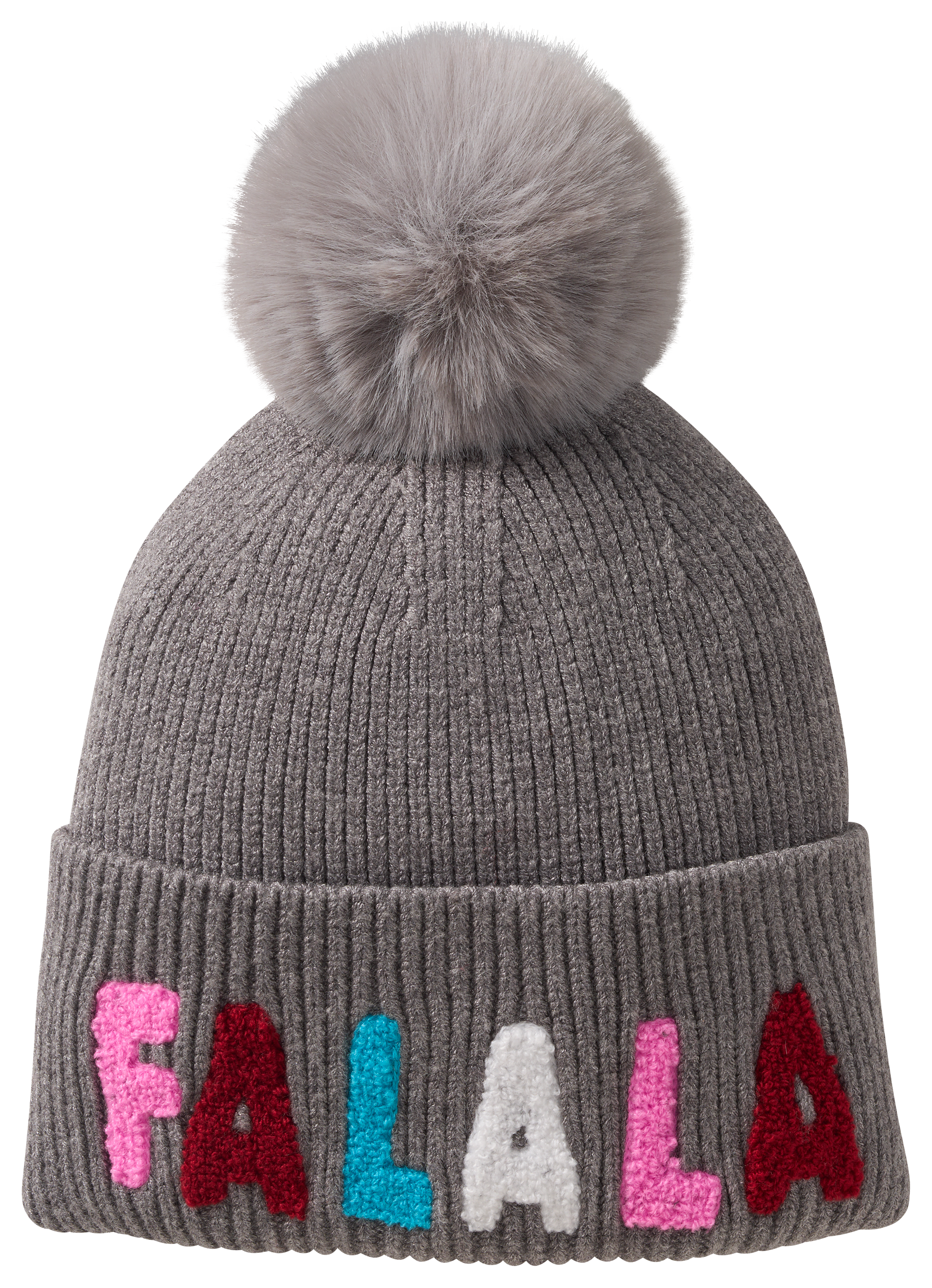 NATURAL REFLECTIONS Holiday Pom Beanie for Ladies