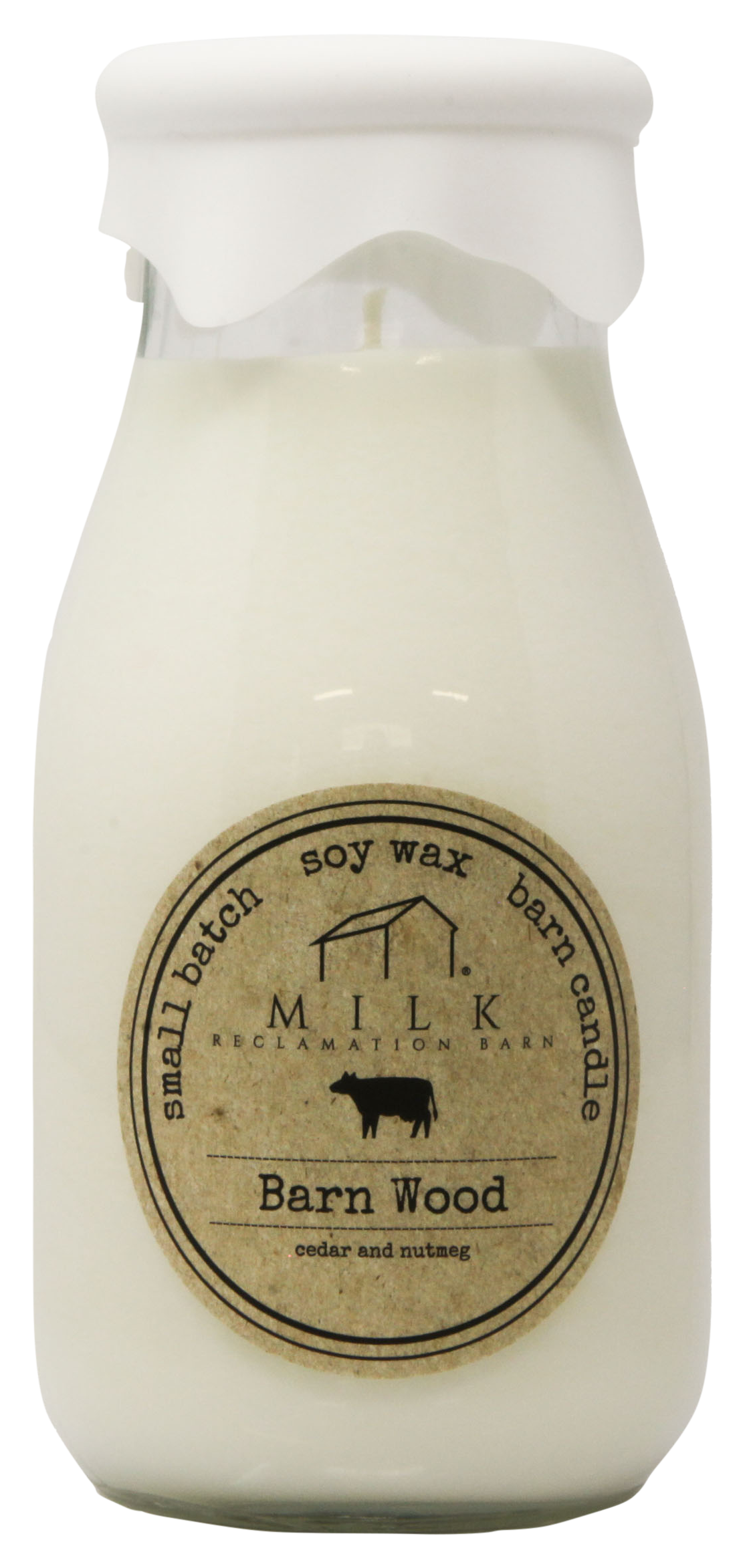 Image of Milk Barn Reclamation Milk Bottle Candle