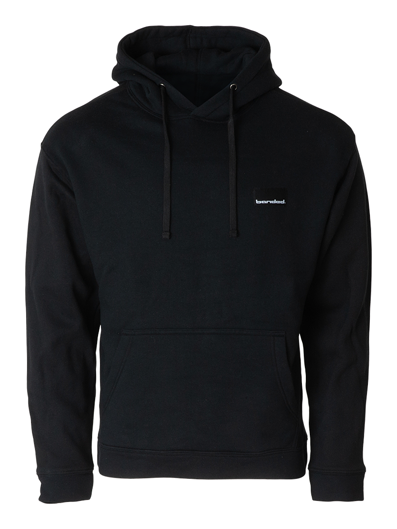 Image of Banded Benchmark Hoodie - Black - XL