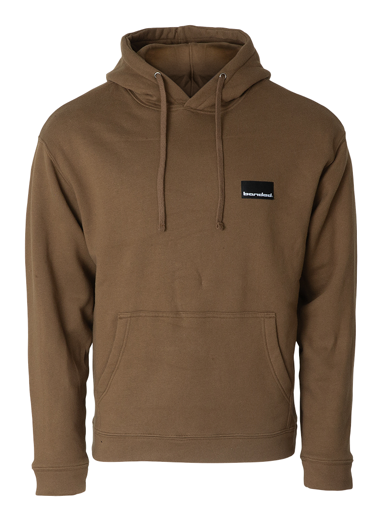 BANDED Benchmark Hoodie-Marsh Brown-Medium  (B1050023-MB-M)
