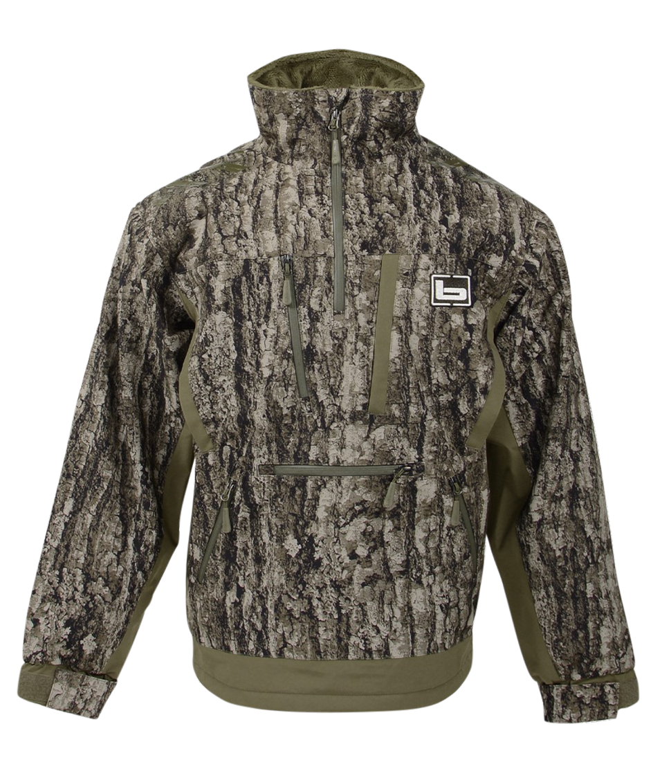 Image of Banded Stretchapeake Quarter-Zip Pullover for Men - TrueTimber Shadowbark