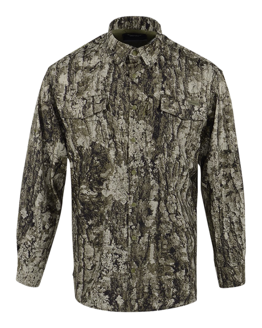 Image of Banded Workhorse Lightweight Button-Down Shirt - TrueTimber Shadowbark