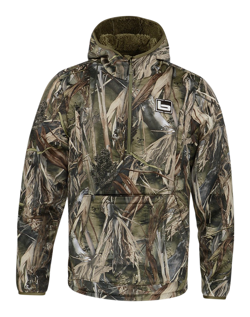 Image of Banded Fanatech Softshell Half-Zip Hoodie for Men - TrueTimber DRT