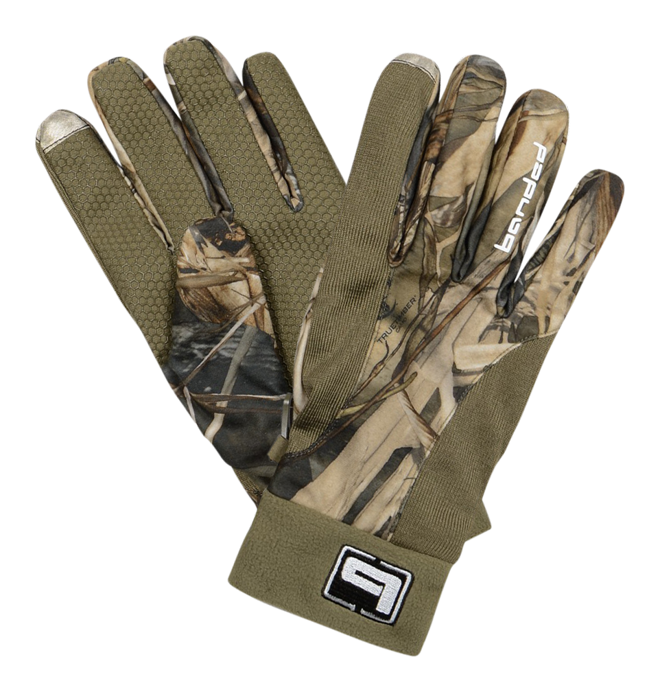 Image of Banded Tec Fleece Glove - TrueTimber DRT - L