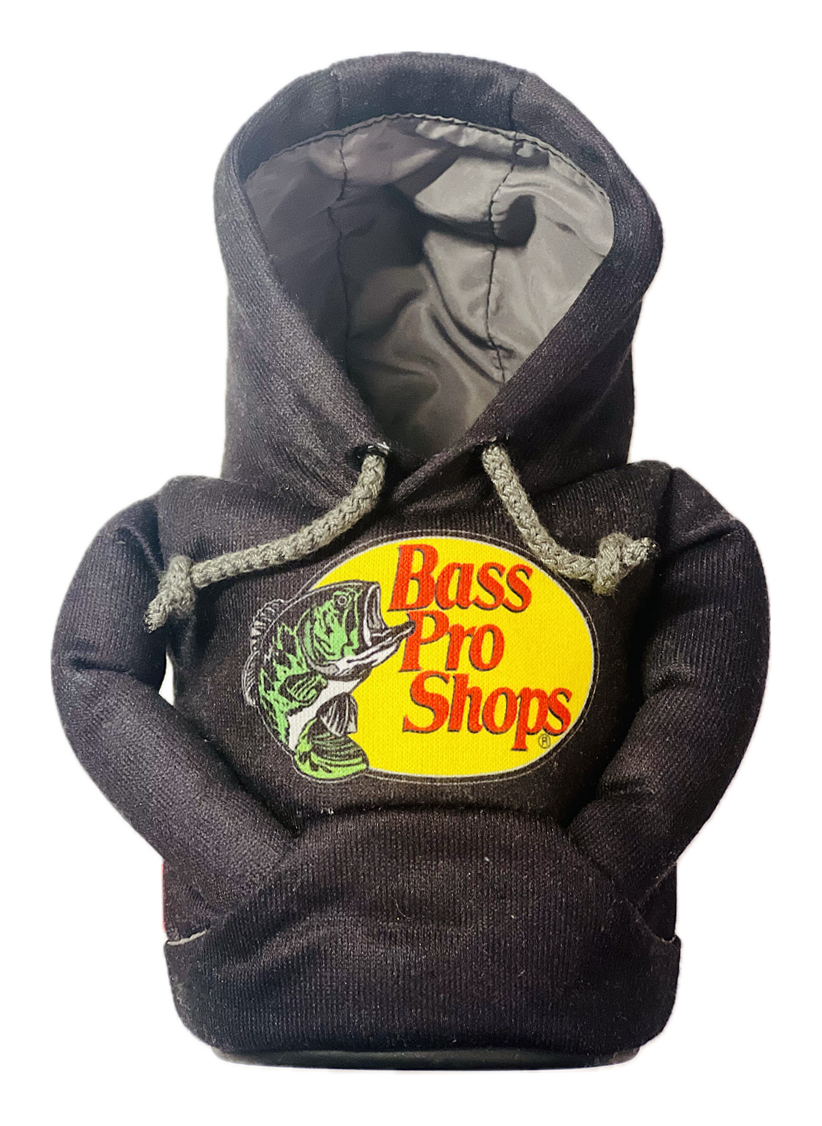 Image of Puffin Drinkwear Bass Pro Shops The Hoodie Can Cooler - Black