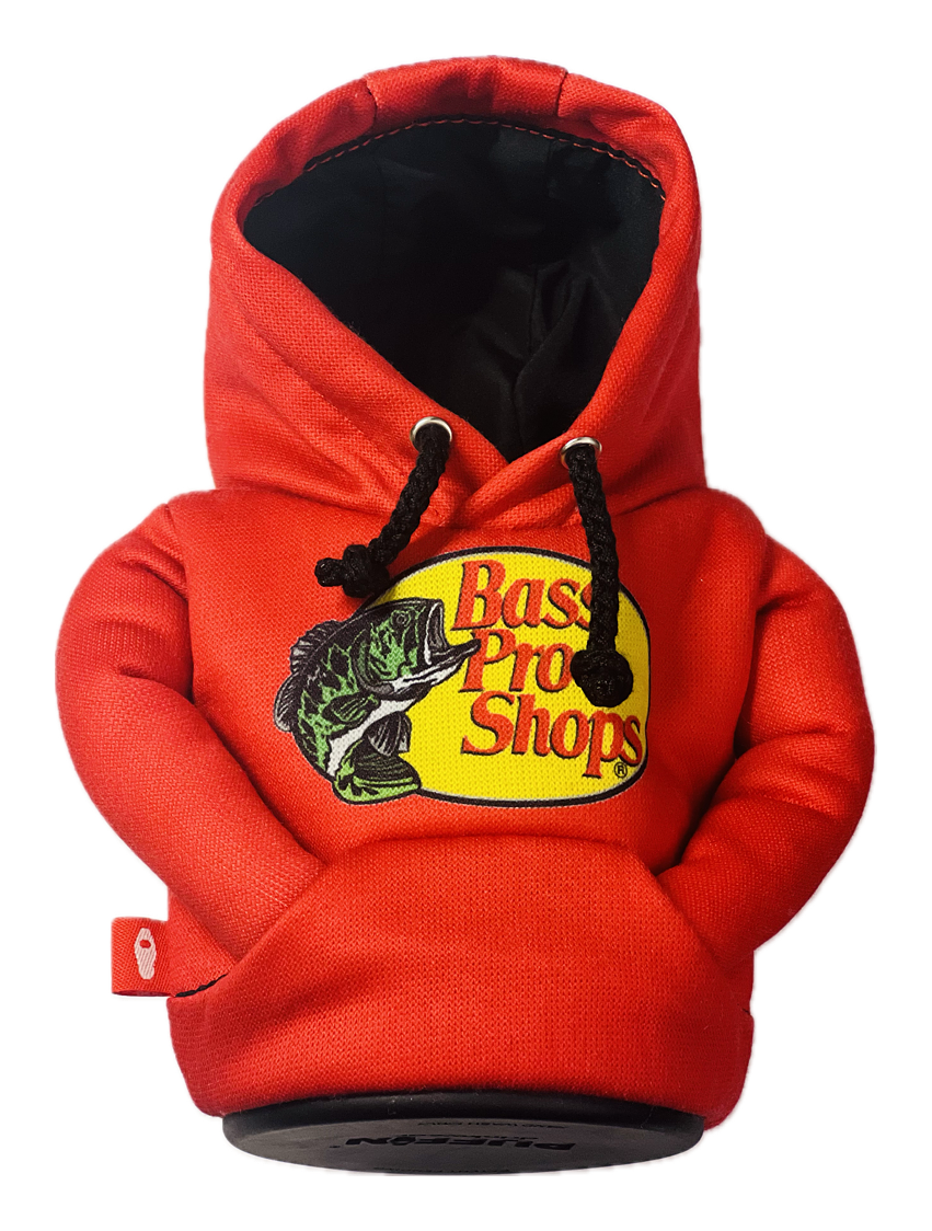 Image of Puffin Drinkwear Bass Pro Shops The Hoodie Can Cooler - Red
