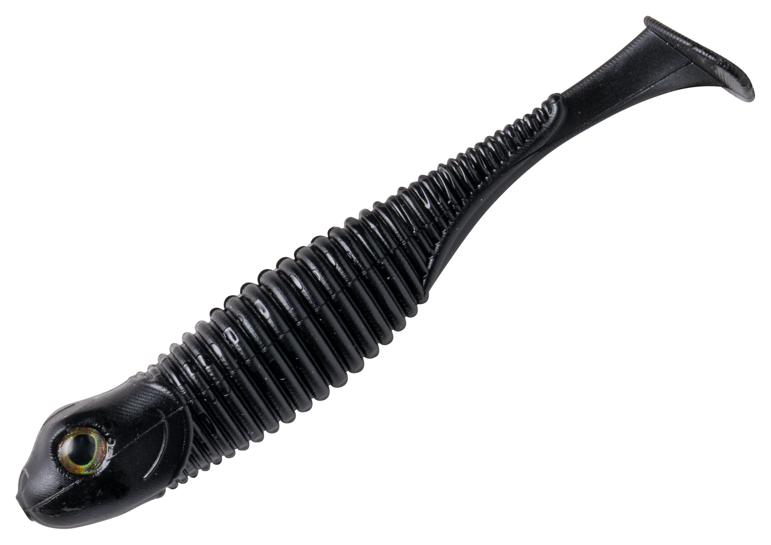 Image of Great Lakes Finesse Dropkick Shad - Matte Black