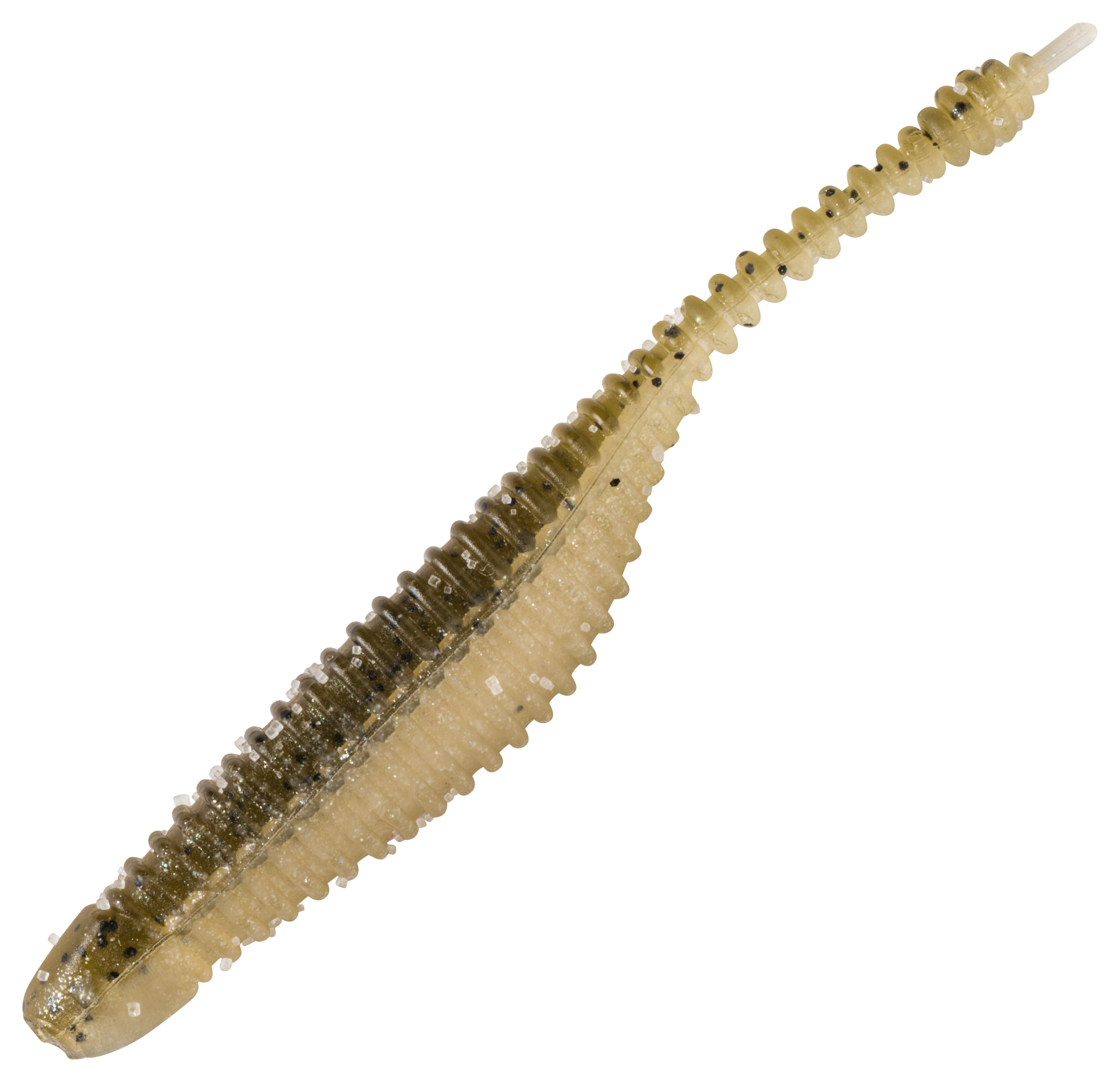 Image of "Great Lakes Finesse Drop Minnow - Green Pumpkin Shad - 3-1/4"""