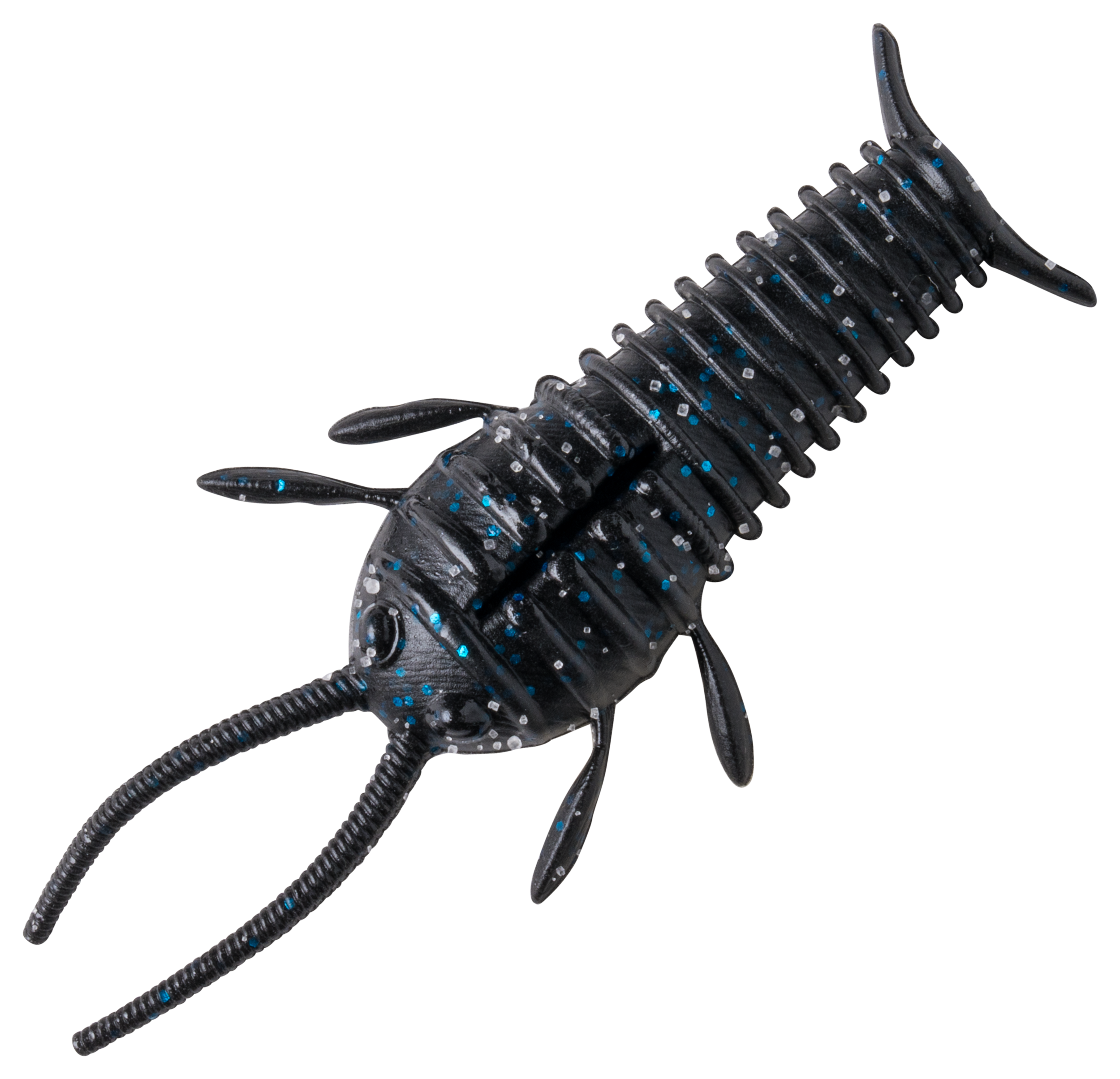 Image of Great Lakes Finesse Ned Bug - Black Blue Flake