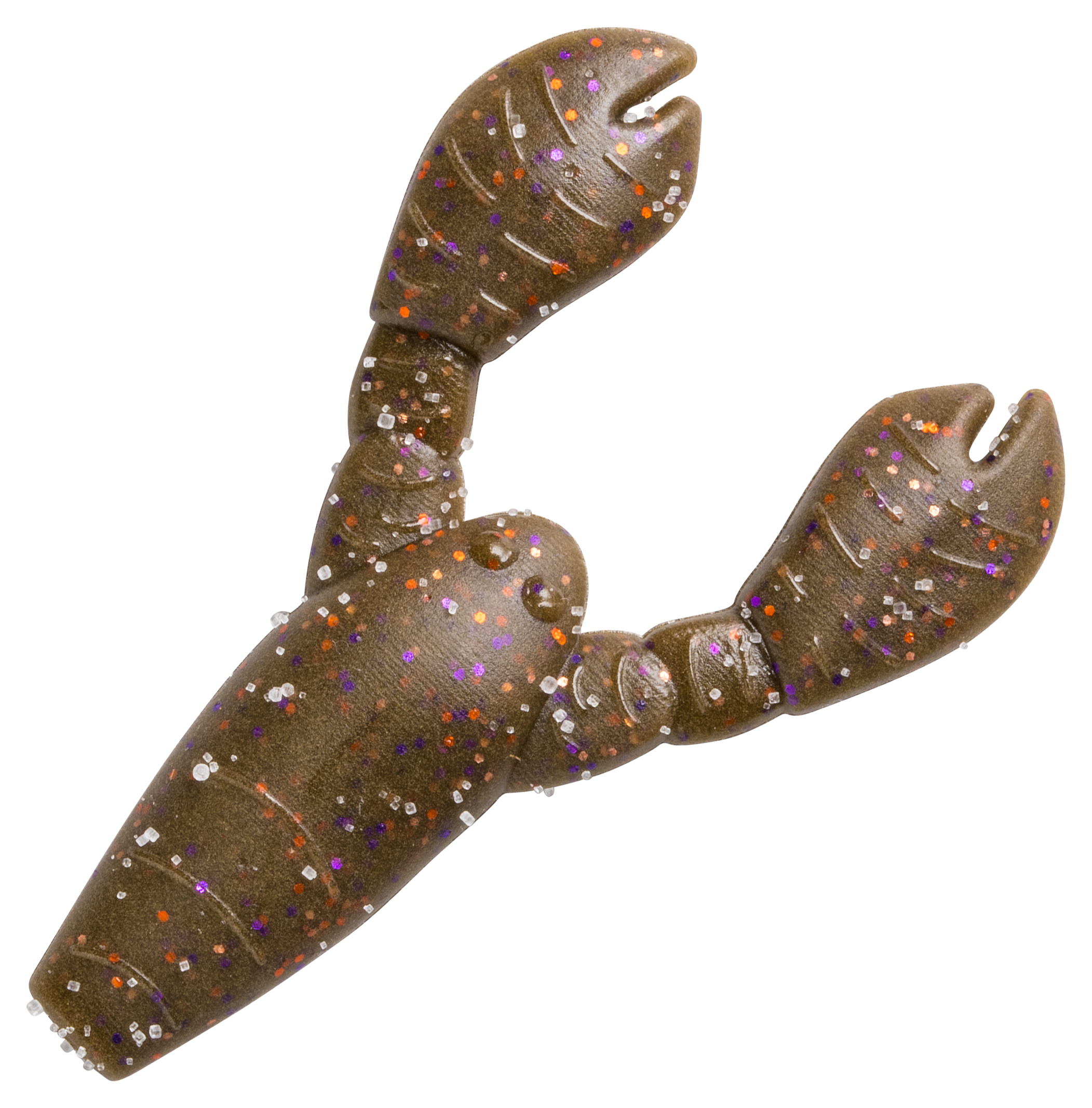 Image of Great Lakes Finesse Snack Craw - Green Pumpkin Purple Copper - 2.1''