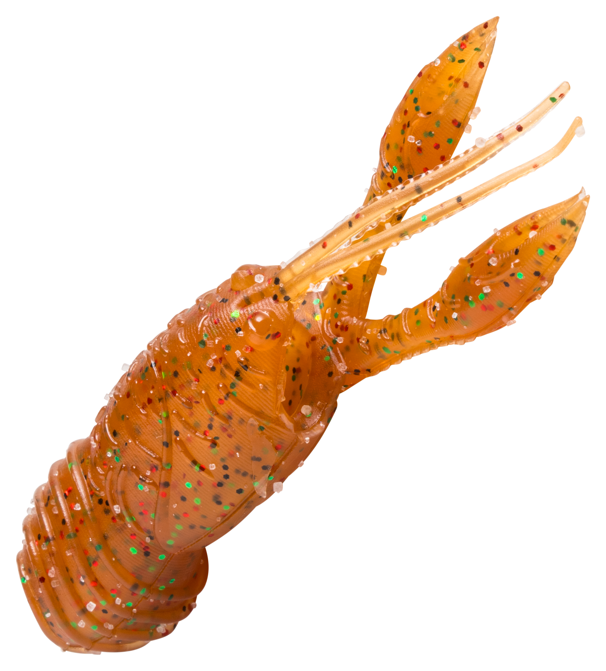 Image of "Great Lakes Finesse Juvy Craw - Amber Black Green Red - 2-1/2"""