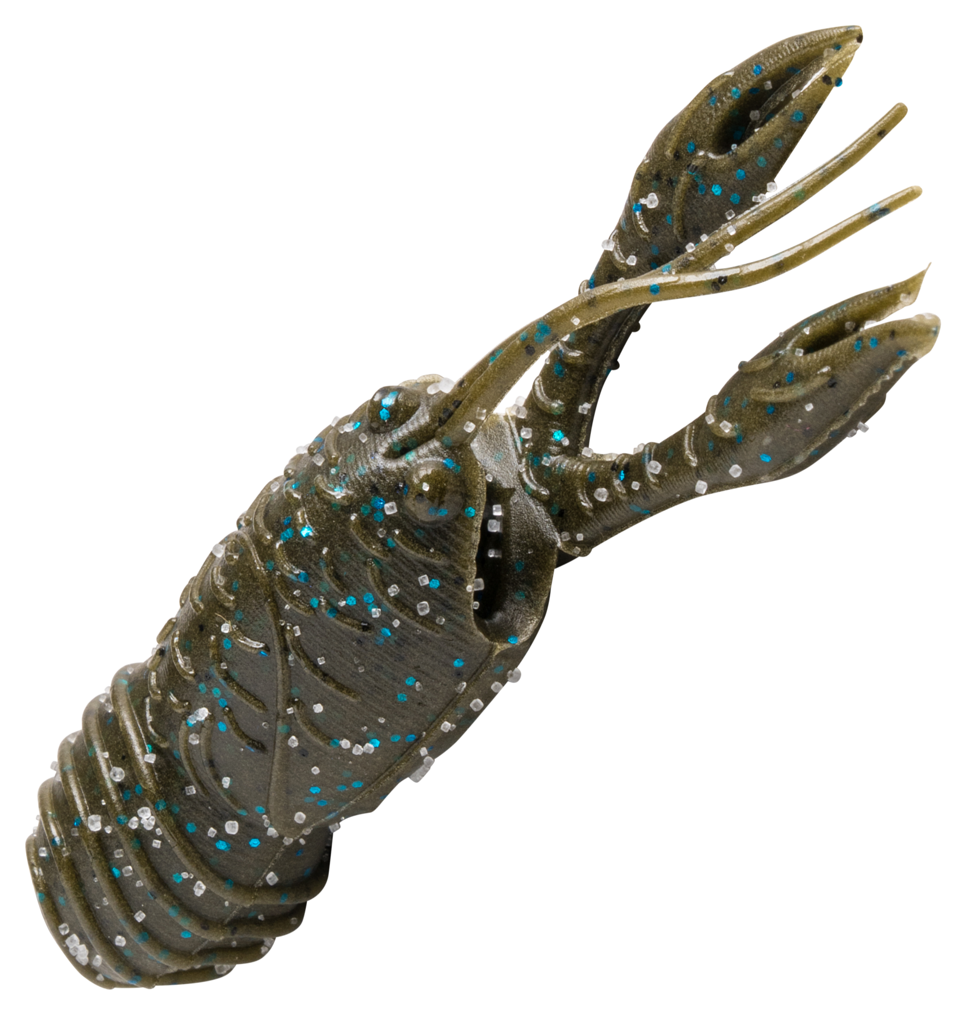 Image of "Great Lakes Finesse Juvy Craw - Green Pumpkin Blue - 2-1/2"""