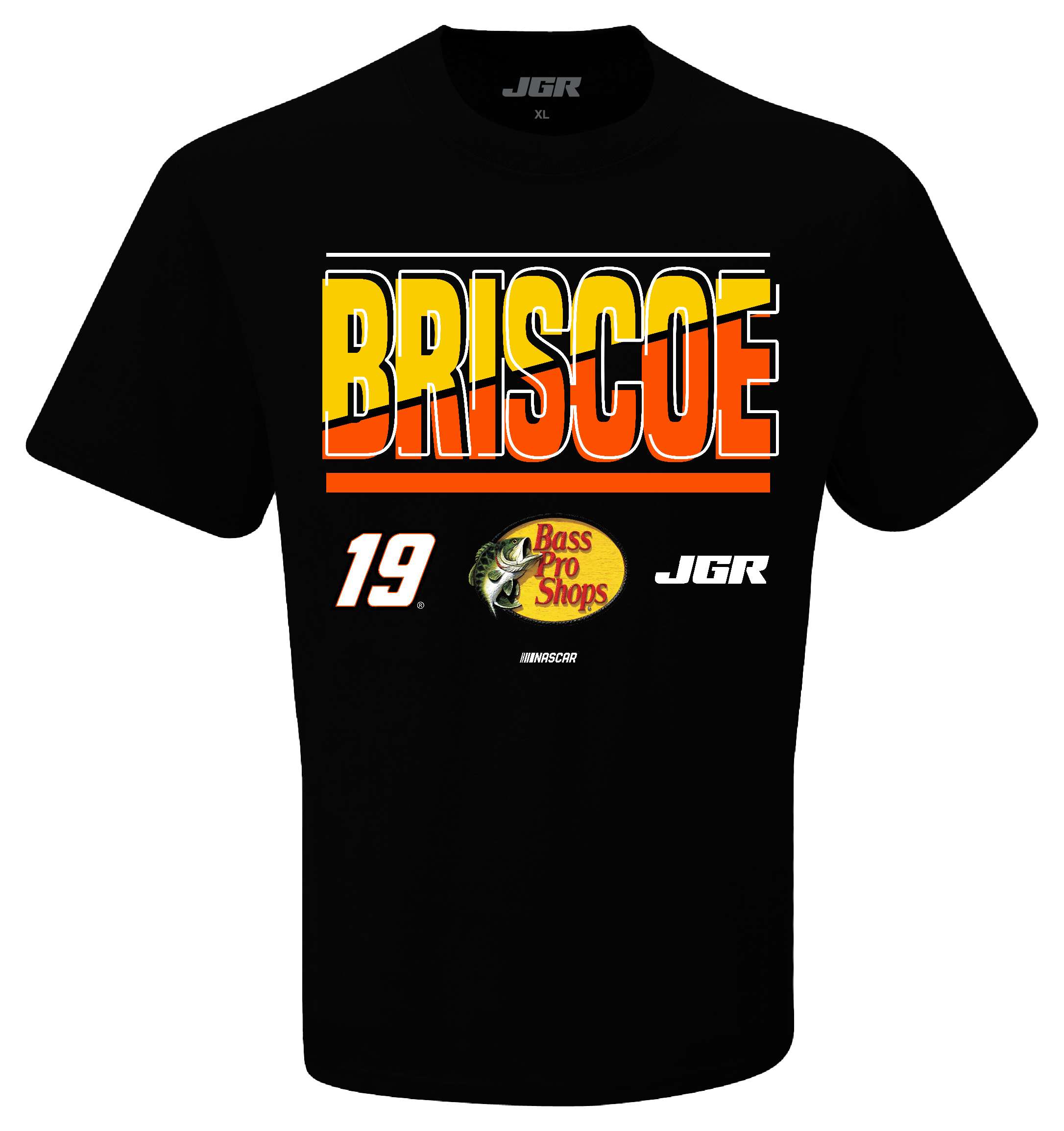 Image of NASCAR Briscoe Racing Team Short-Sleeve T-Shirt for Men - Black - 2XL