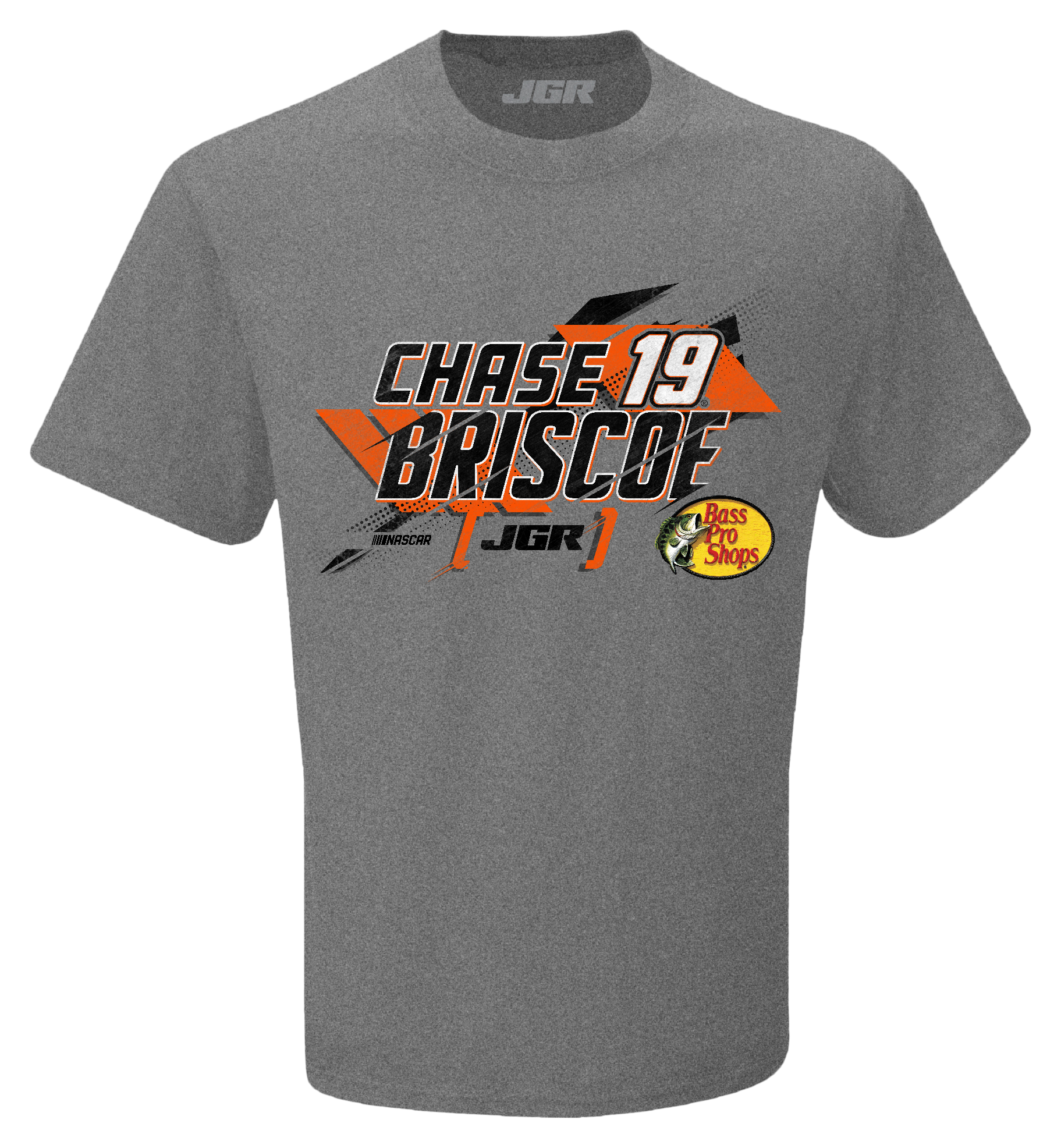 Image of NASCAR Chase Briscoe Racing Team Short-Sleeve T-Shirt for Men - Graphite Heather