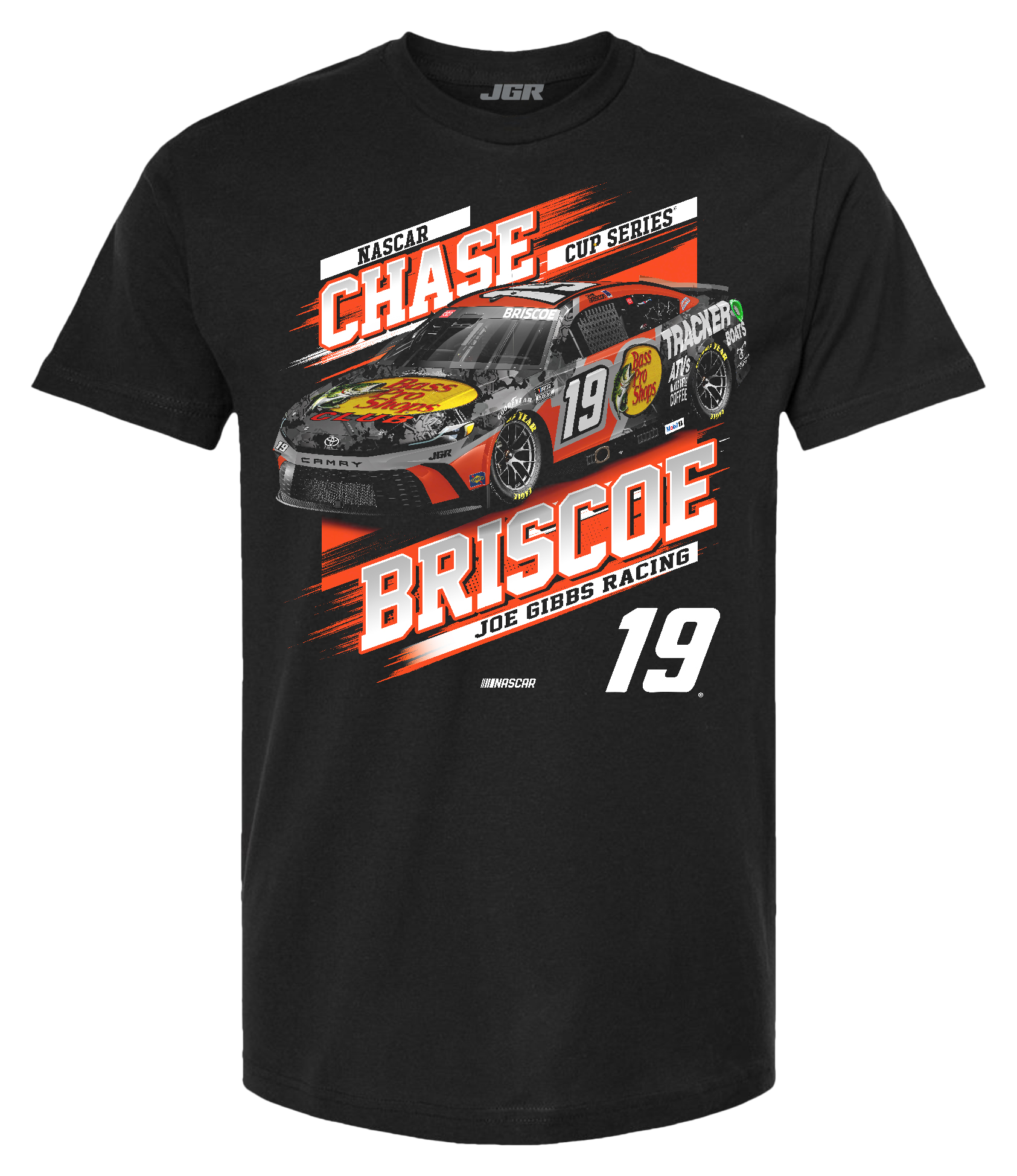 Image of NASCAR Chase Briscoe Draft Short-Sleeve T-Shirt for Men - Black - XL