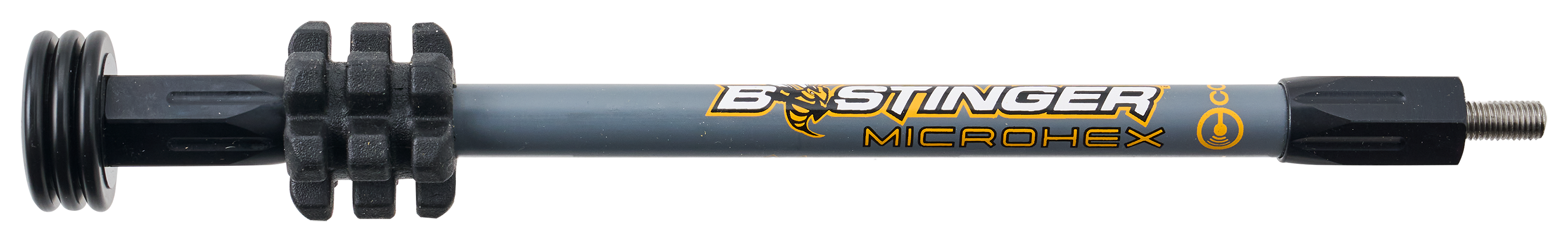 Image of Bee Stinger MicroHex Bow Stabilizer - Grey - 10''