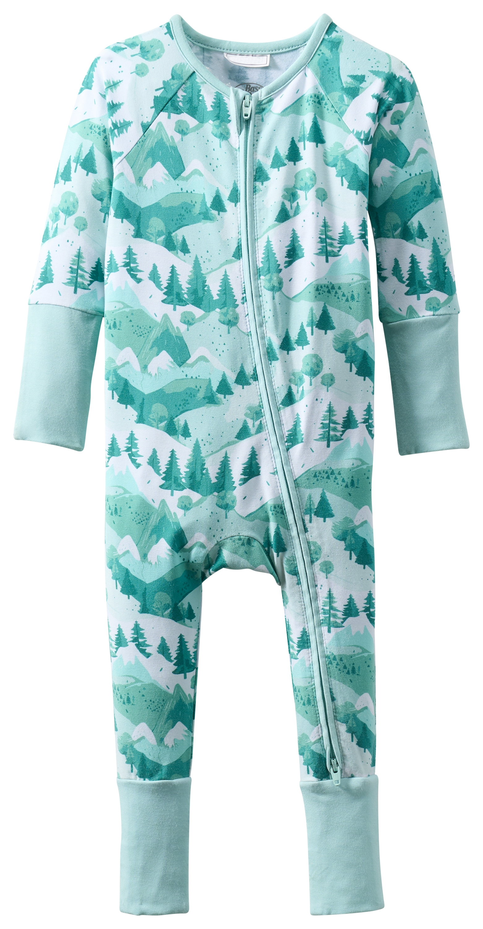 Image of Bass Pro Shops Snug-Fit Pajamas for Babies - Mountain Scape - 3M