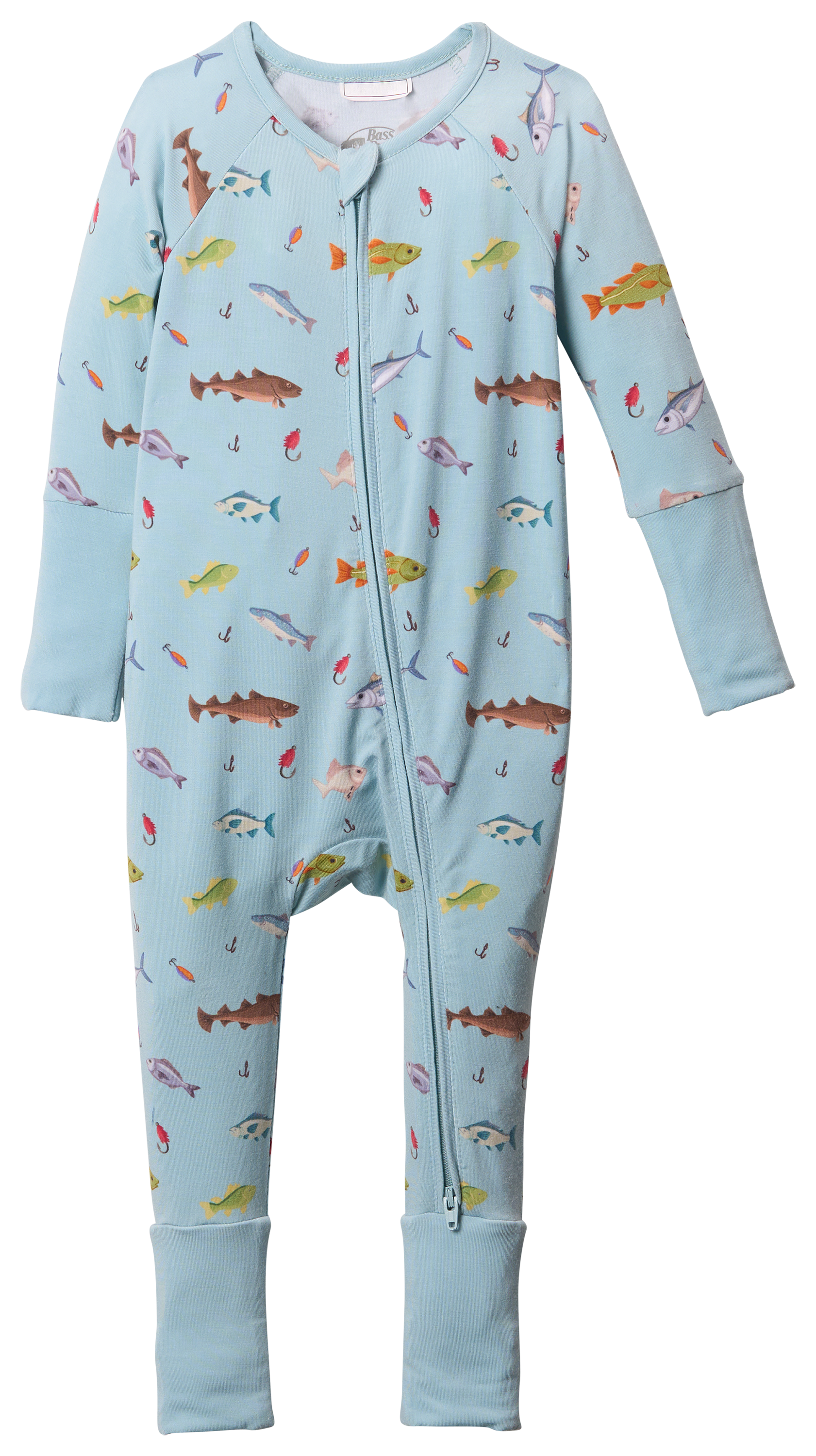 Image of Bass Pro Shops Snug-Fit Pajamas for Babies - Fish - 6M