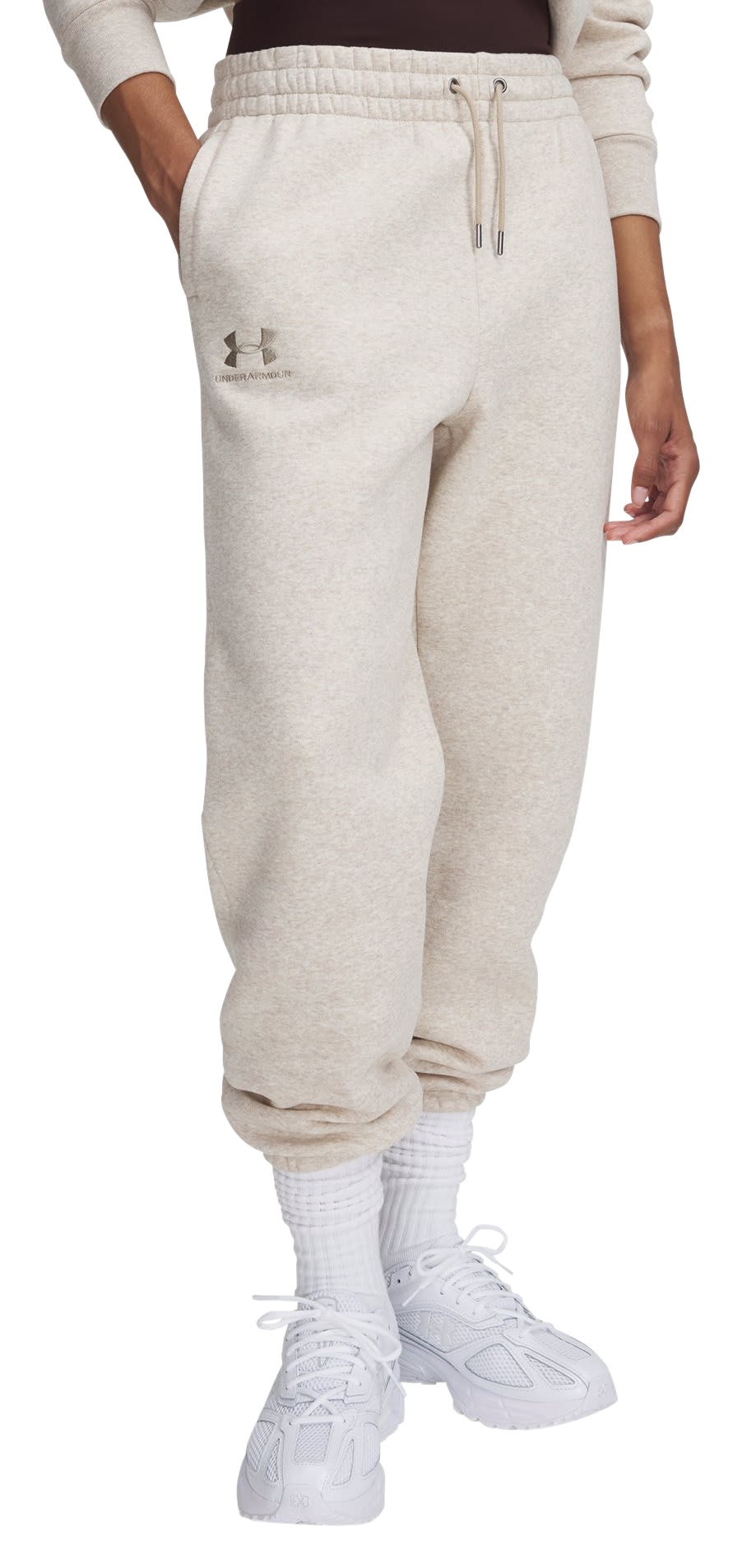 Image of Under Armour UA Icon Fleece Joggers for Ladies - City Khaki/City Khaki - S - Regular