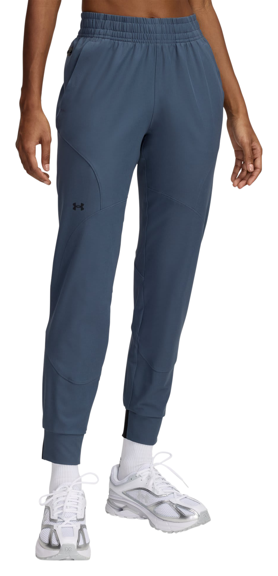 Image of Under Armour Unstoppable Joggers for Ladies - Downpour Gray/Black - M - Regular