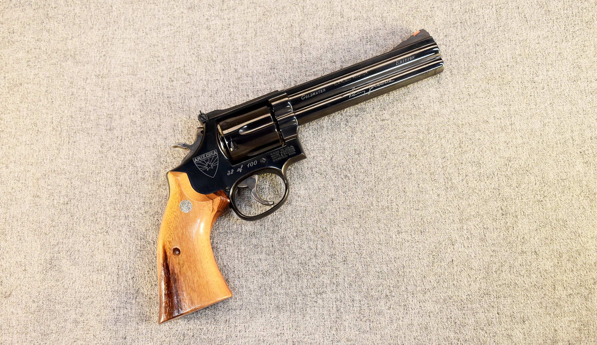 Image of Smith & Wesson ~ Model 586 ~ .357 Magnum ~ Goldwater Edition