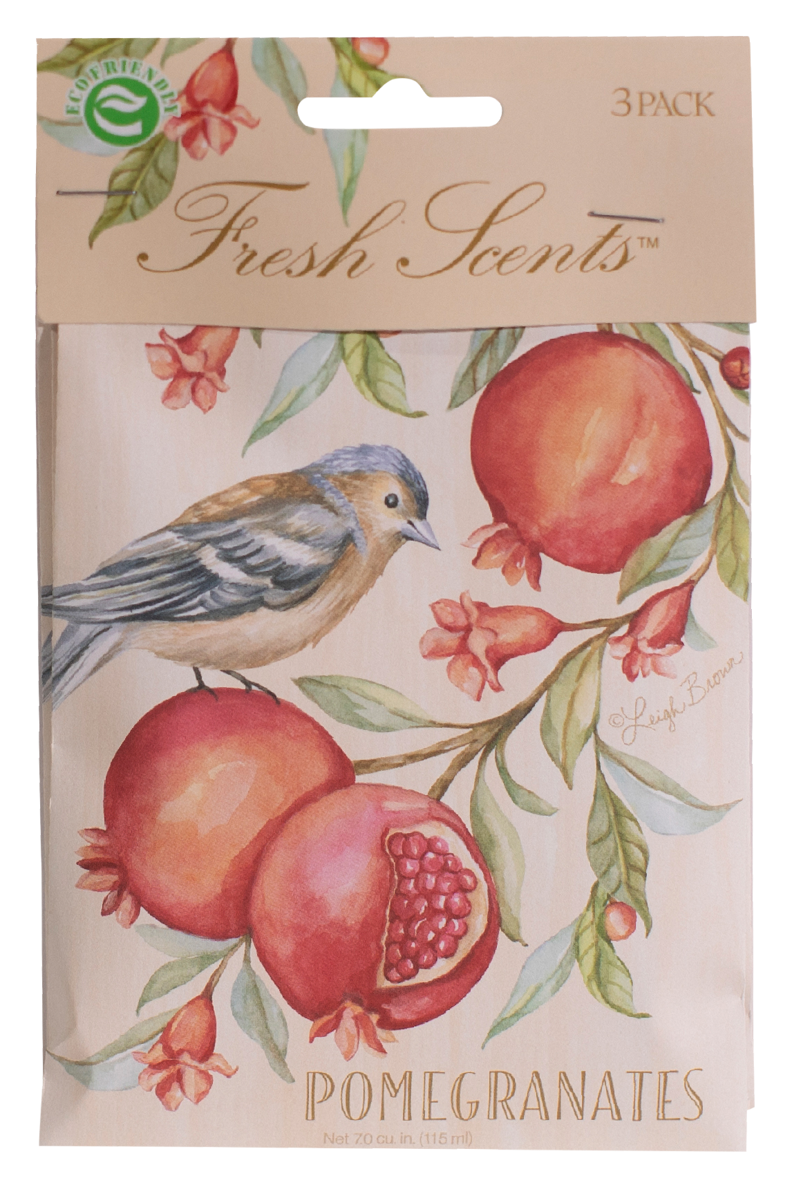 Image of Fresh Scents Pomegranates Fragrance Sachet 3-Pack
