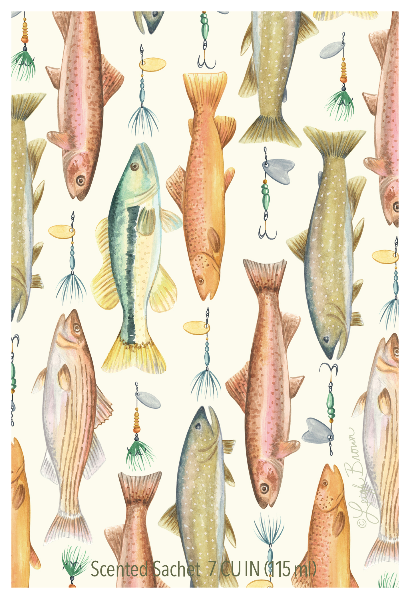 Image of Fresh Scents Fish and Tackle Fragrance Sachet 3-Pack