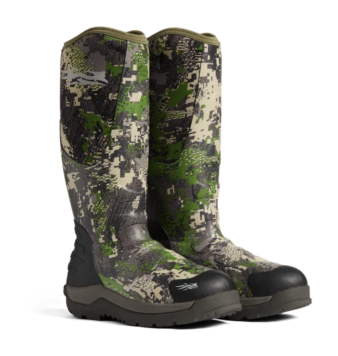 Image of "SITKA Back40 18"" Insulated Waterproof Rubber Boots for Men - 8M"